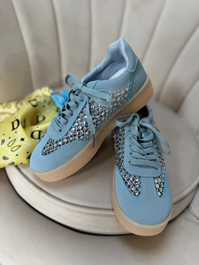Plateau Sneaker LUXURY SPARKE Blue