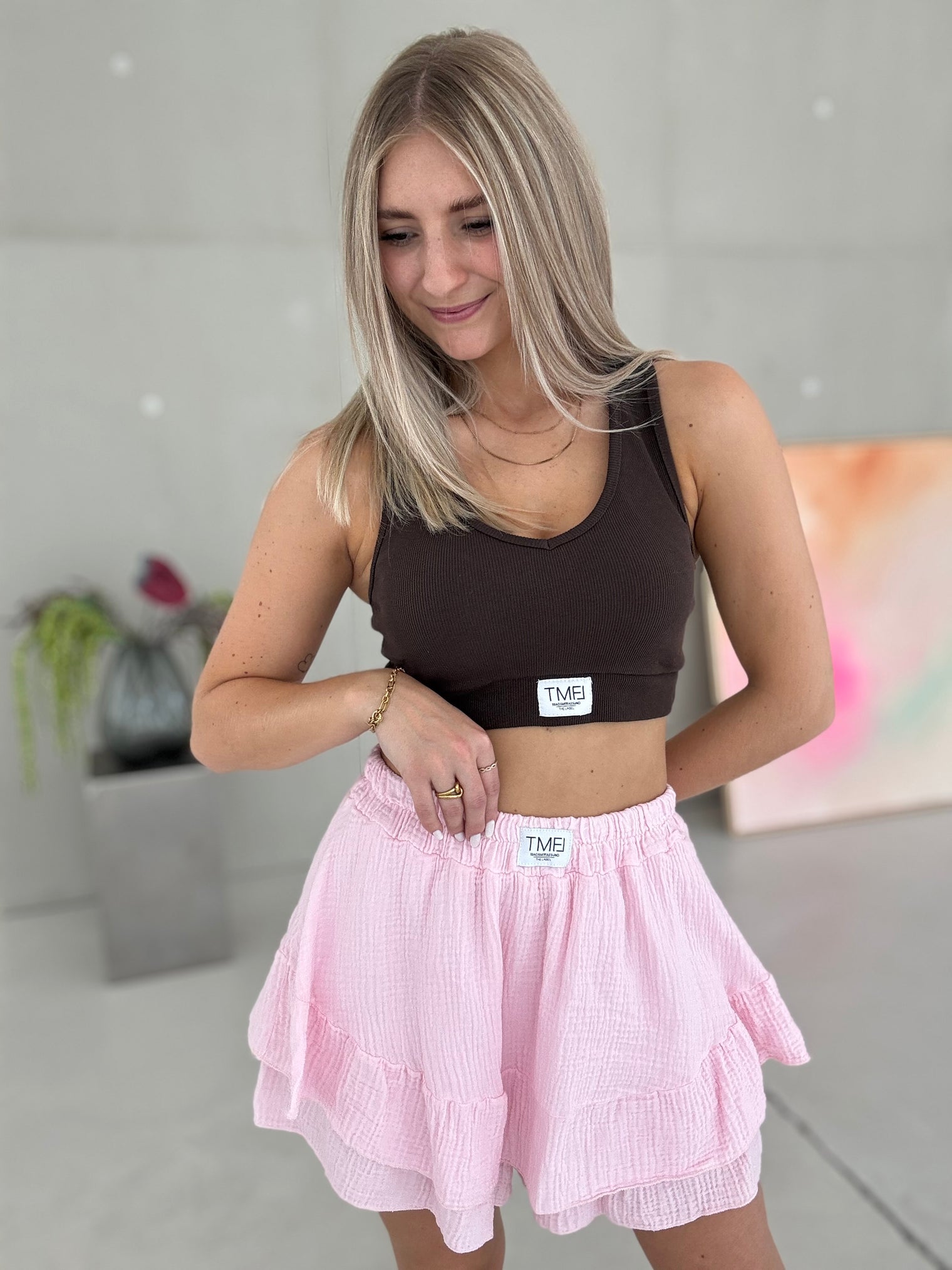 SIGNATURE BRALETTE mocha mousse