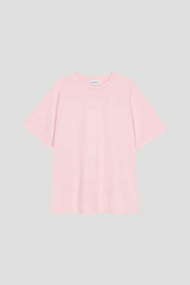 OH APRIL Boyfriend T-Shirt Fleur Powder Blush