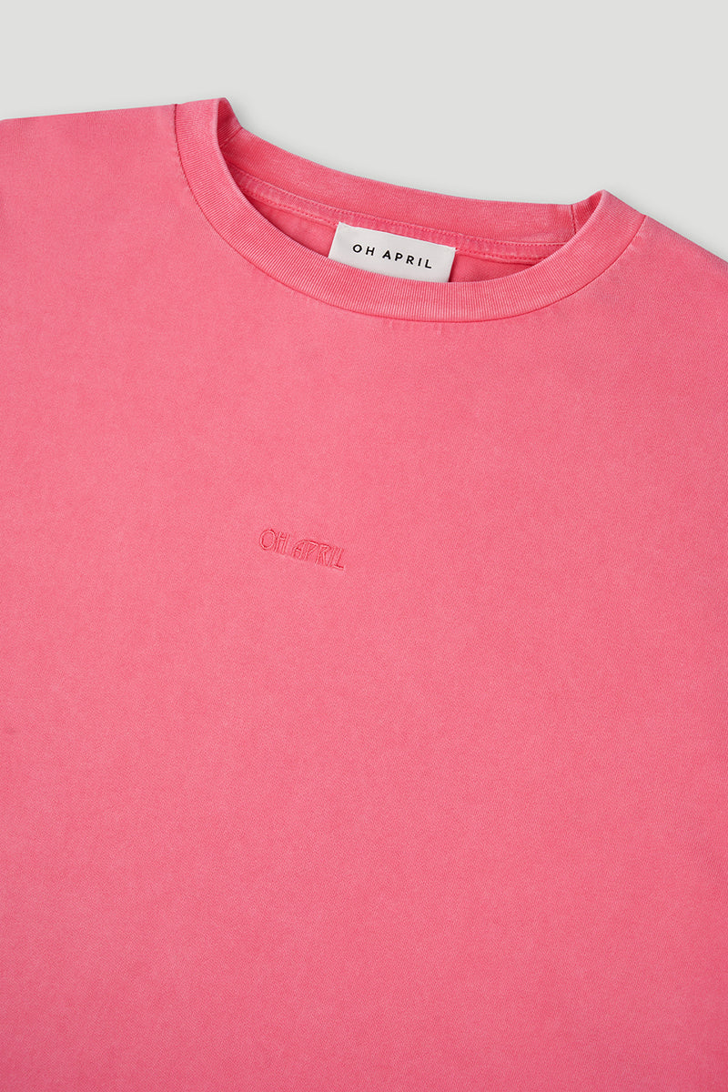 OH APRIL Boyfriend T-Shirt Karma Story Raspberry Sorbet Acid