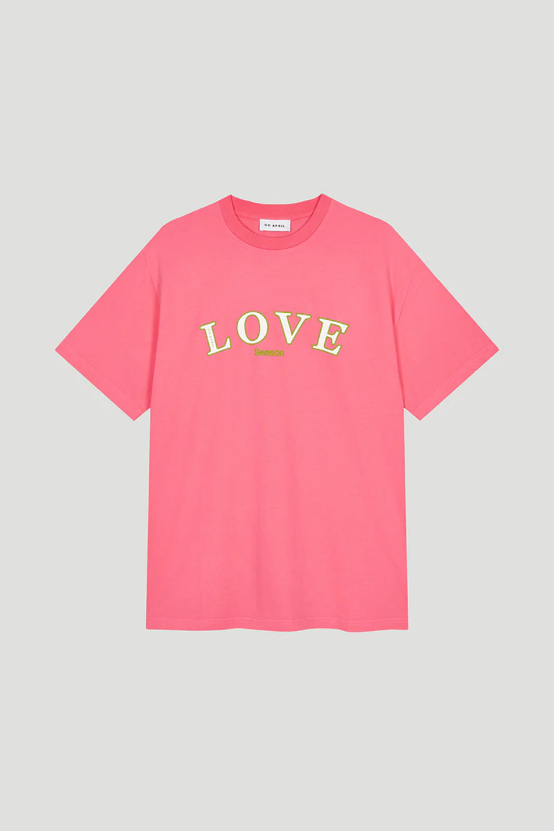 OH APRIL BF T-Shirt Love Dark Rose
