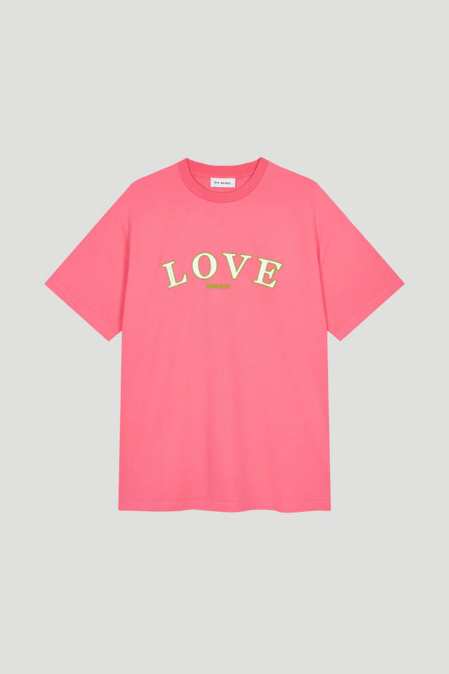 OH APRIL BF T-Shirt Love Dark Rose