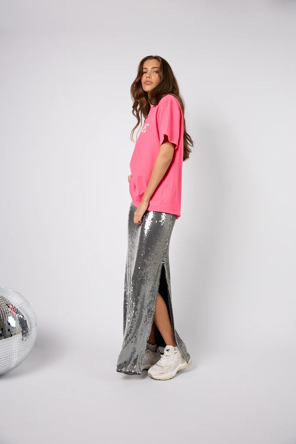 OH APRIL BF T-Shirt Love Dark Rose