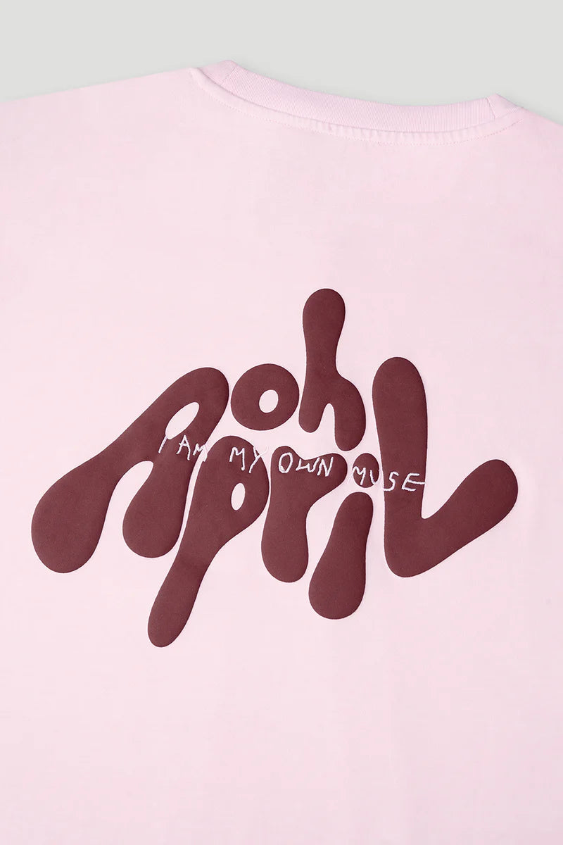 OH APRIL BF T-Shirt Muse Sugar Pink