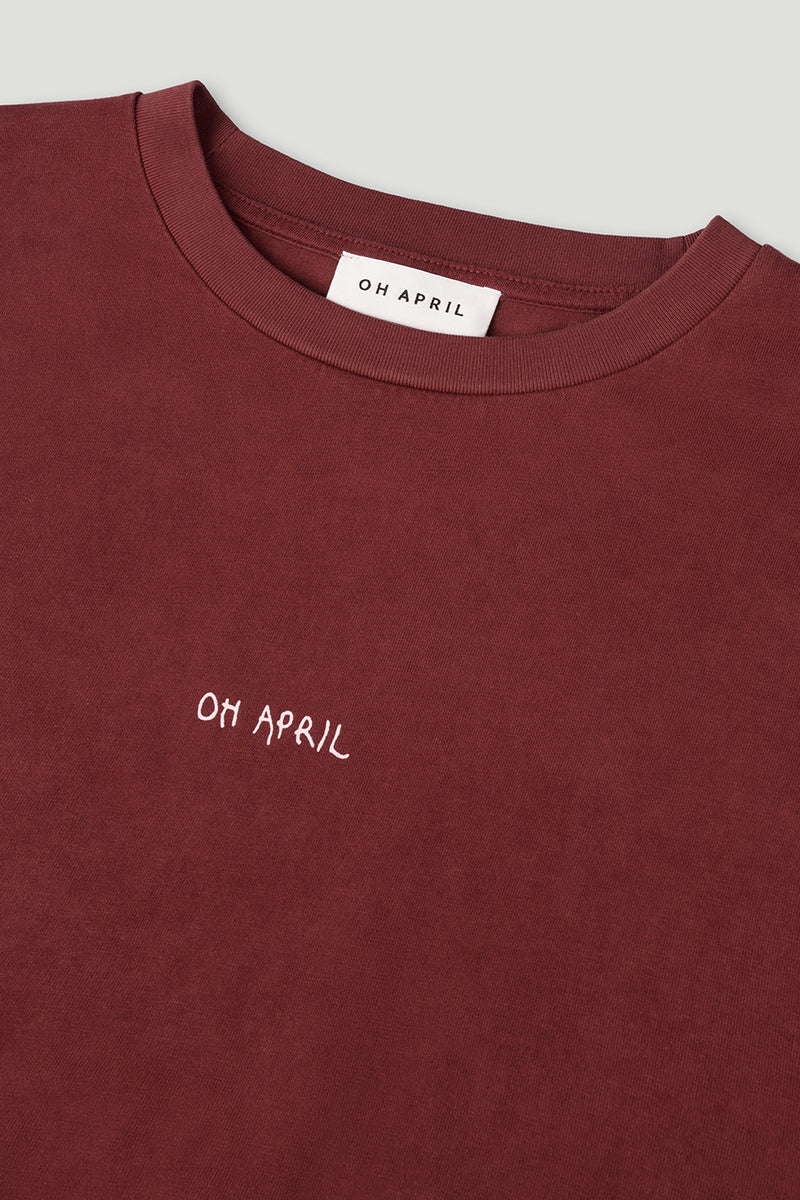 OH APRIL BF T-Shirt Own Magic Cherrywood