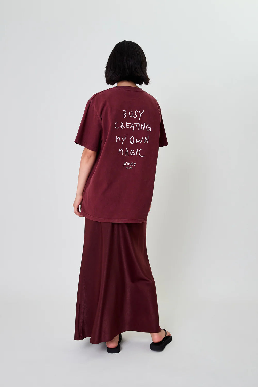 OH APRIL BF T-Shirt Own Magic Cherrywood