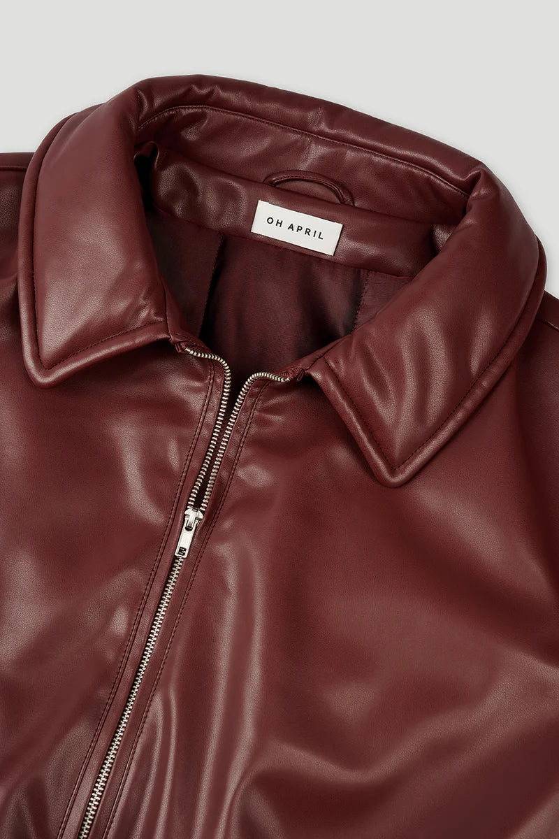 OH APRIL Bobbie Bomberjacket Cherrywood