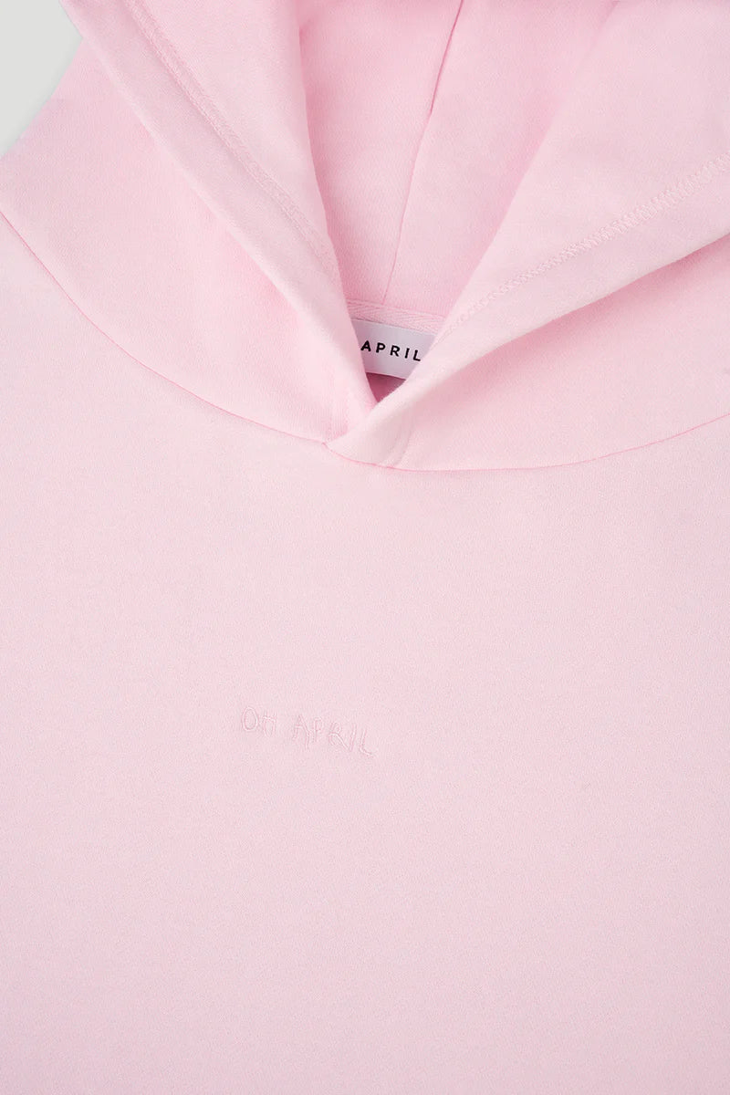 OH APRIL Boyfriend Hoodie Iconic Sugar Pink