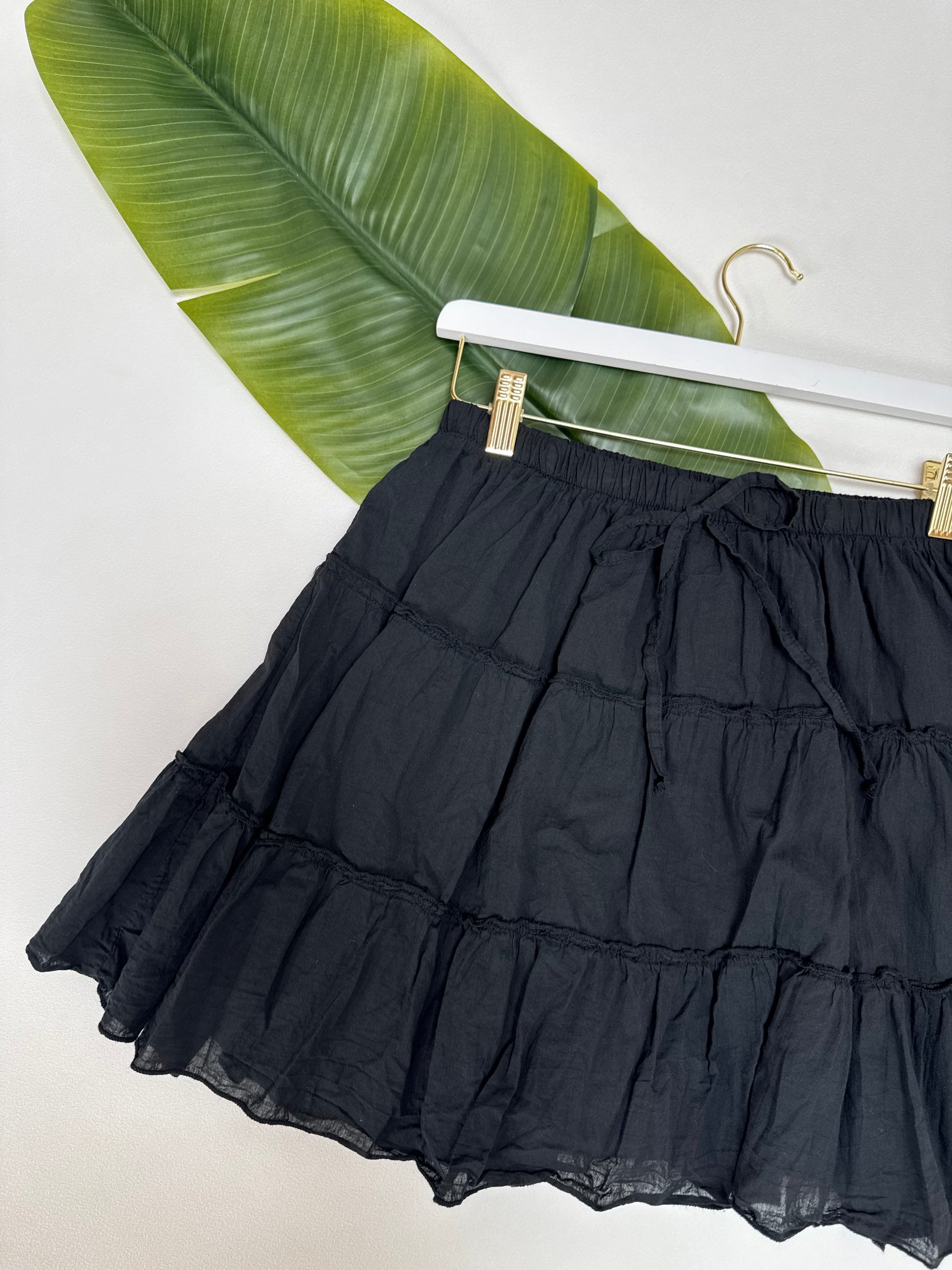 Rock mit integrierter Shorts COTTON GIRL schwarz