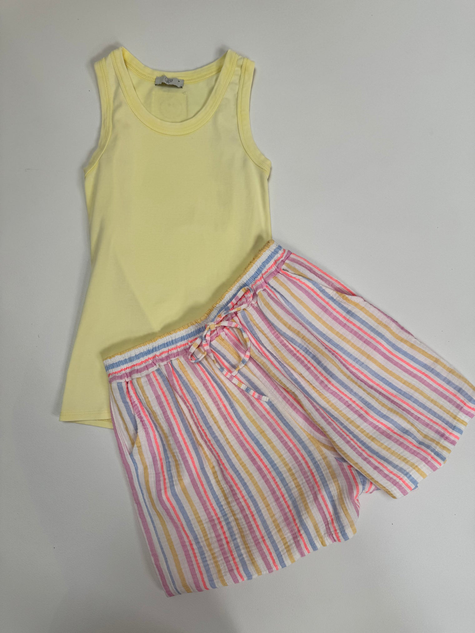 Tank Top SMILEY buttermilk lemon