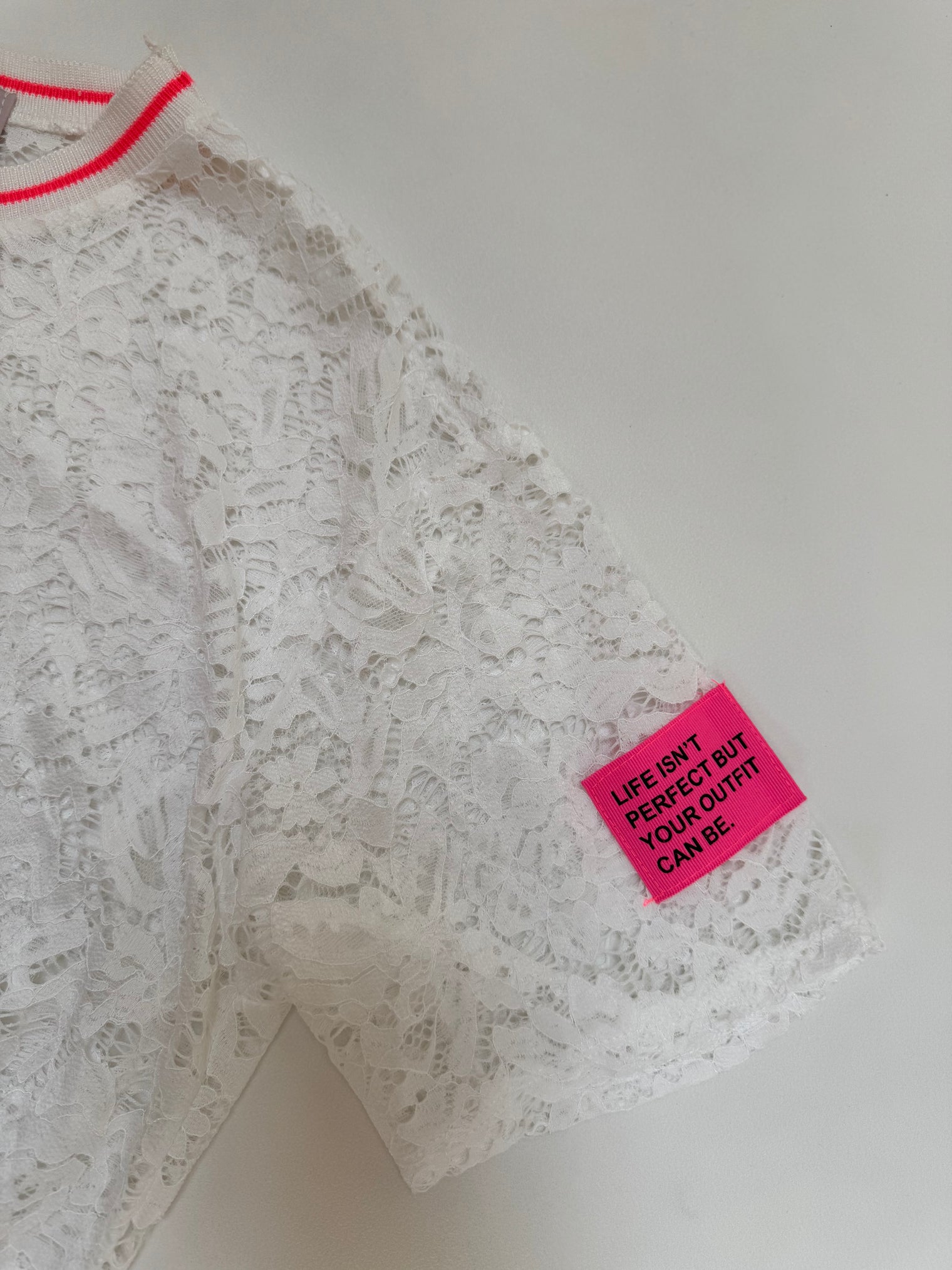Spitzen Set LACE MEETS PINK mit Patch