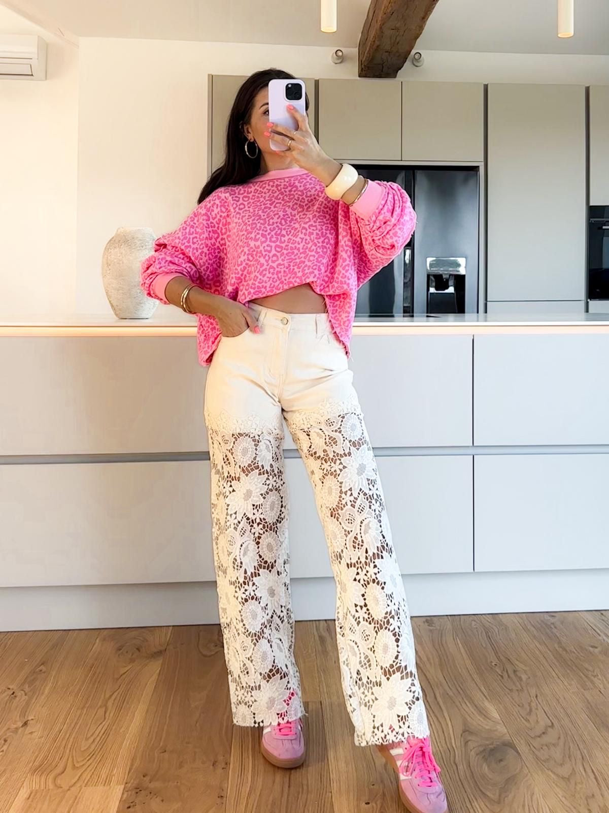 Stretch Jeans BOHEMIAN CHIC weiß