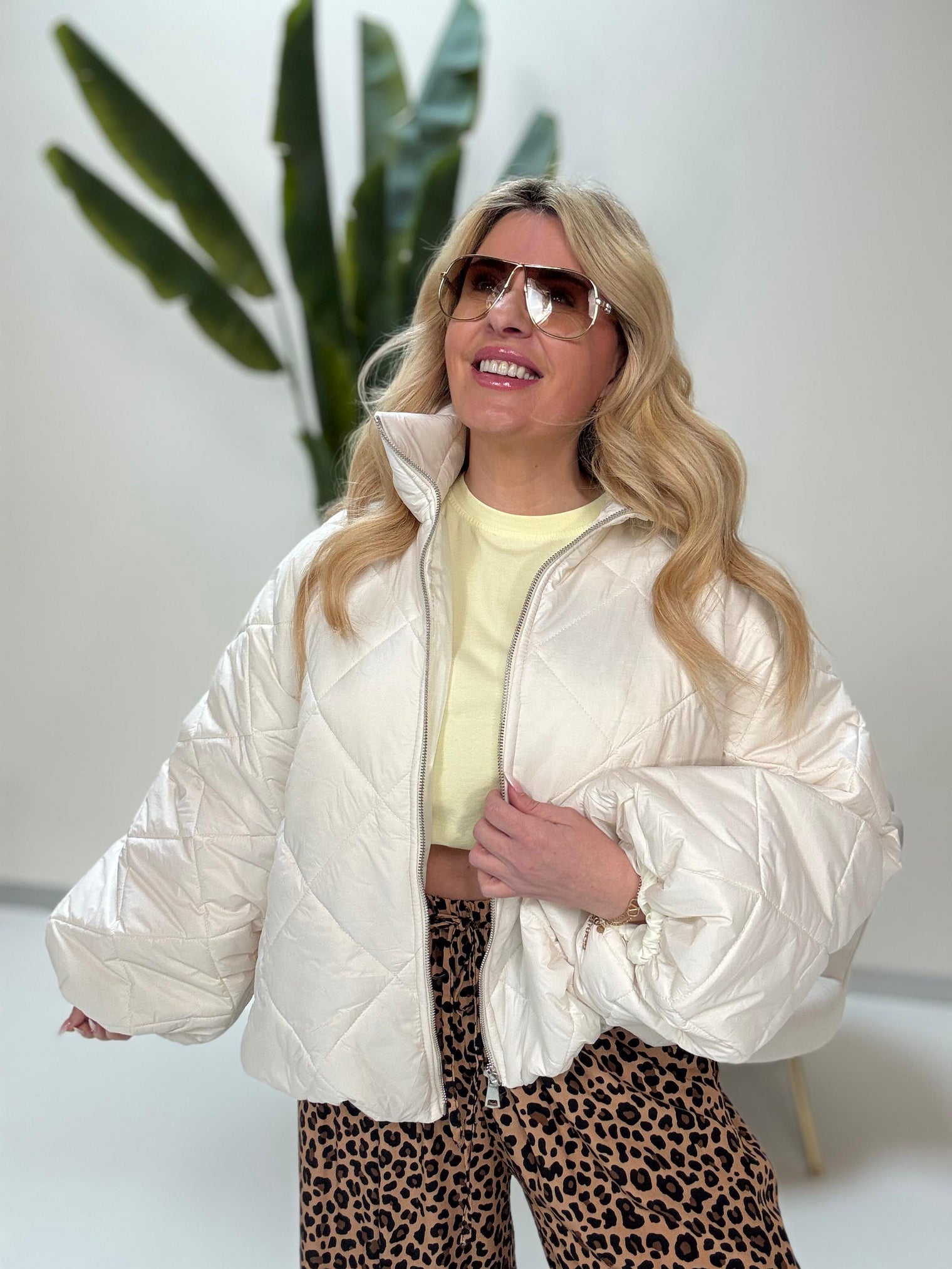 Jacke PUFFY POWER creme