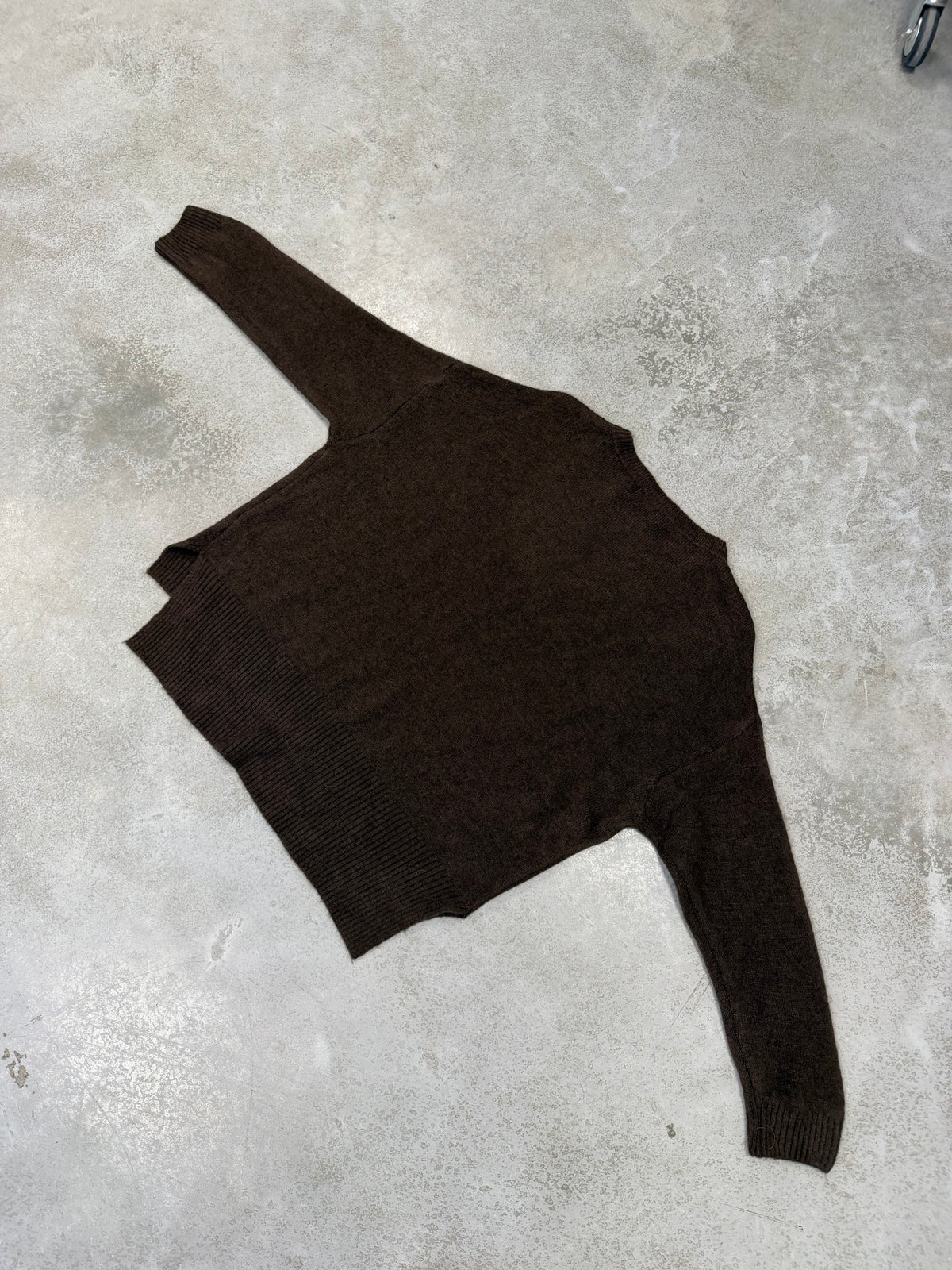 Alpaka Pullover SCANDINAVIAN GIRL Oversize Chokolate