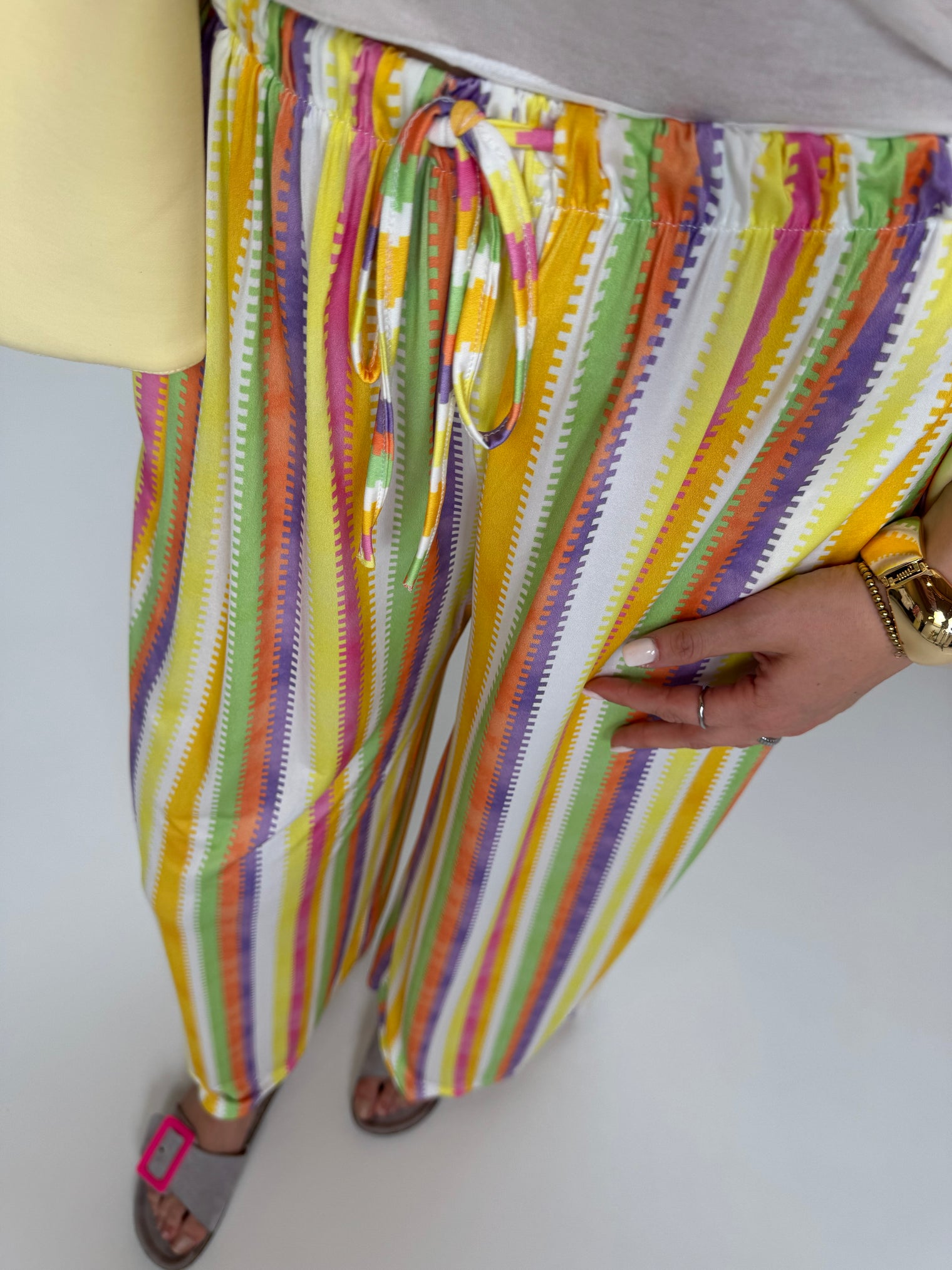 Butterstoff Hose COLORFUL SUMMER sunshine color
