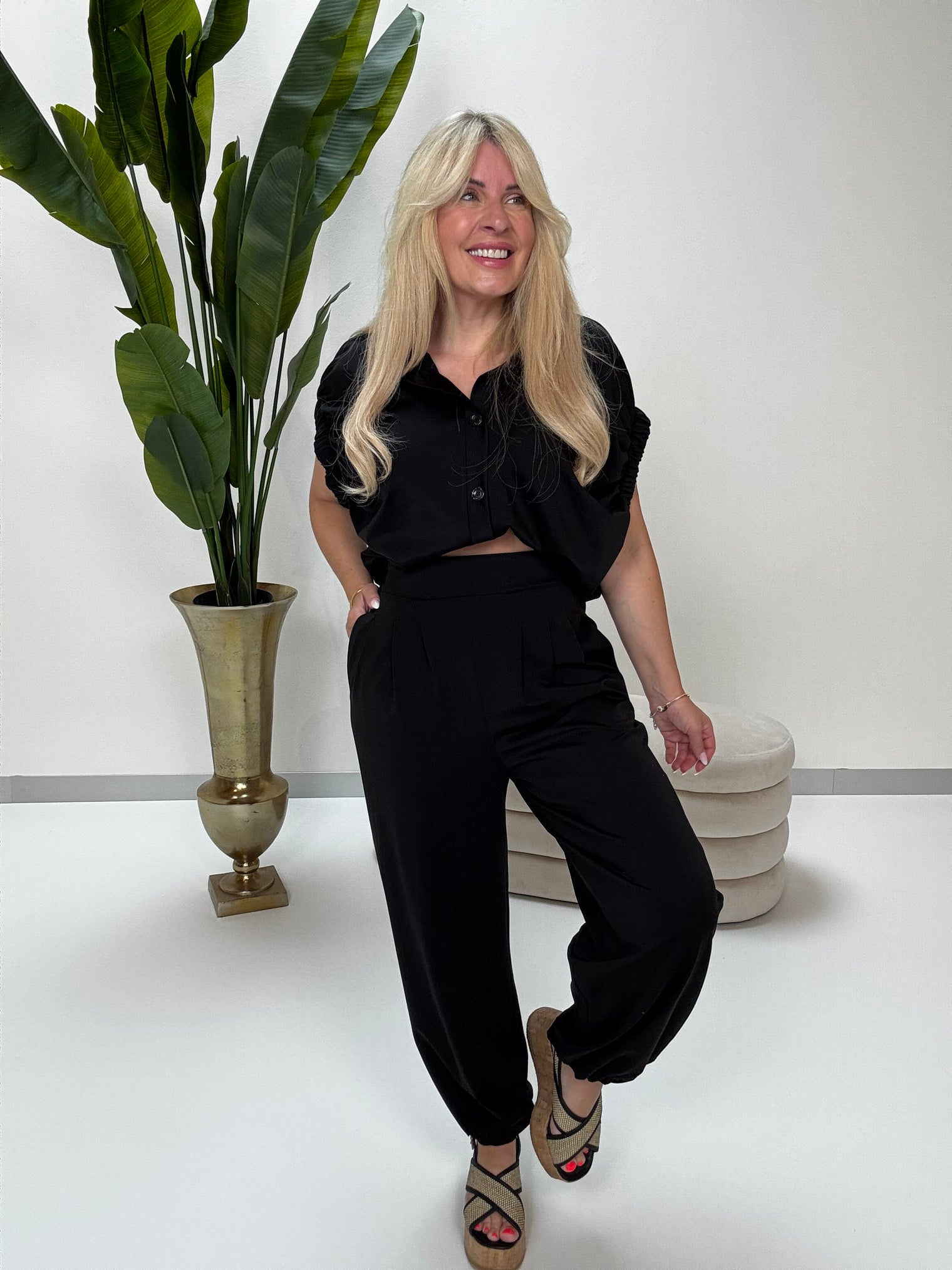 Butterstoff SET CLASSY WOMAN schwarz