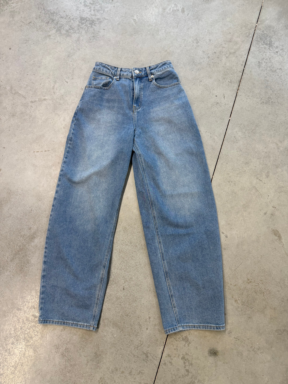 Barrel Jeans Tall Girl denim blue