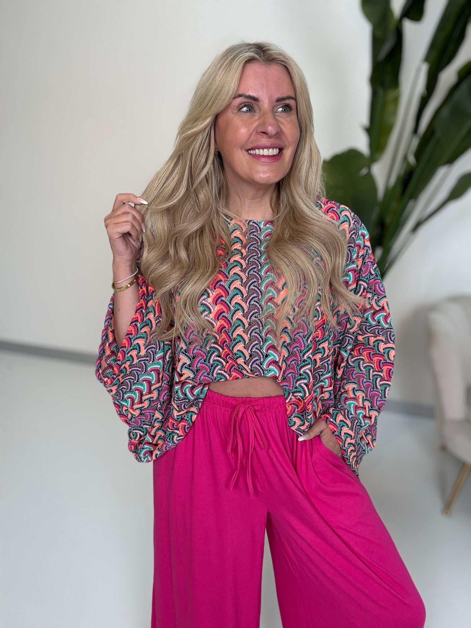 Strick Shirt SUMMER HOT Multi