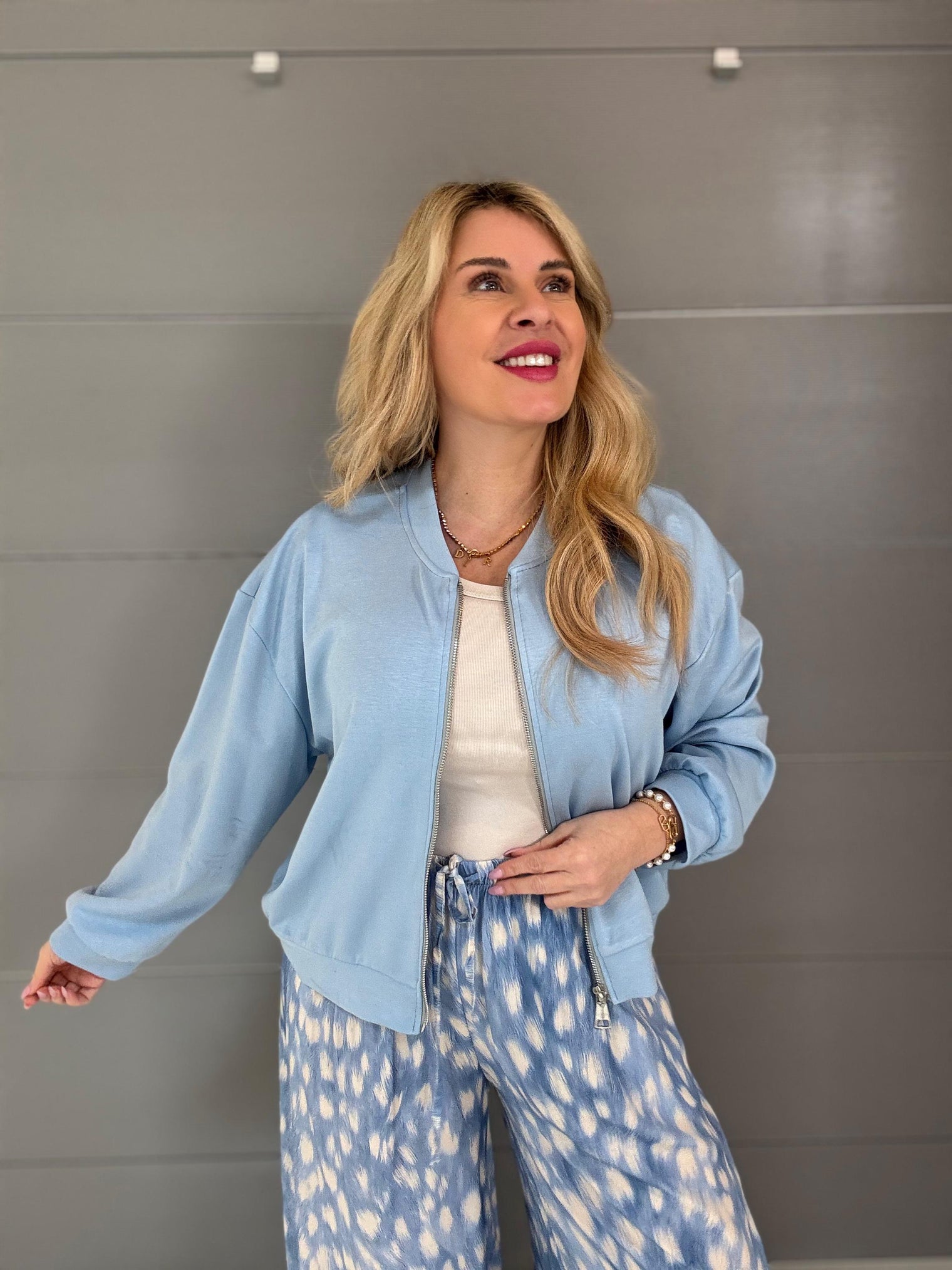 Jacke mit Reißverschluss LUXURY SOFTNESS