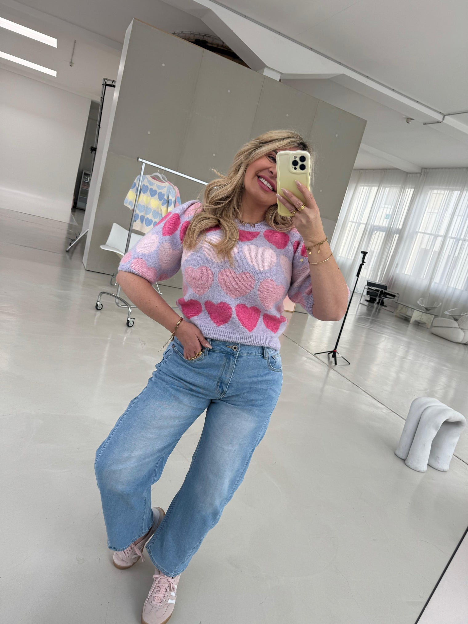 Pullover flieder COLORFUL HEARTS