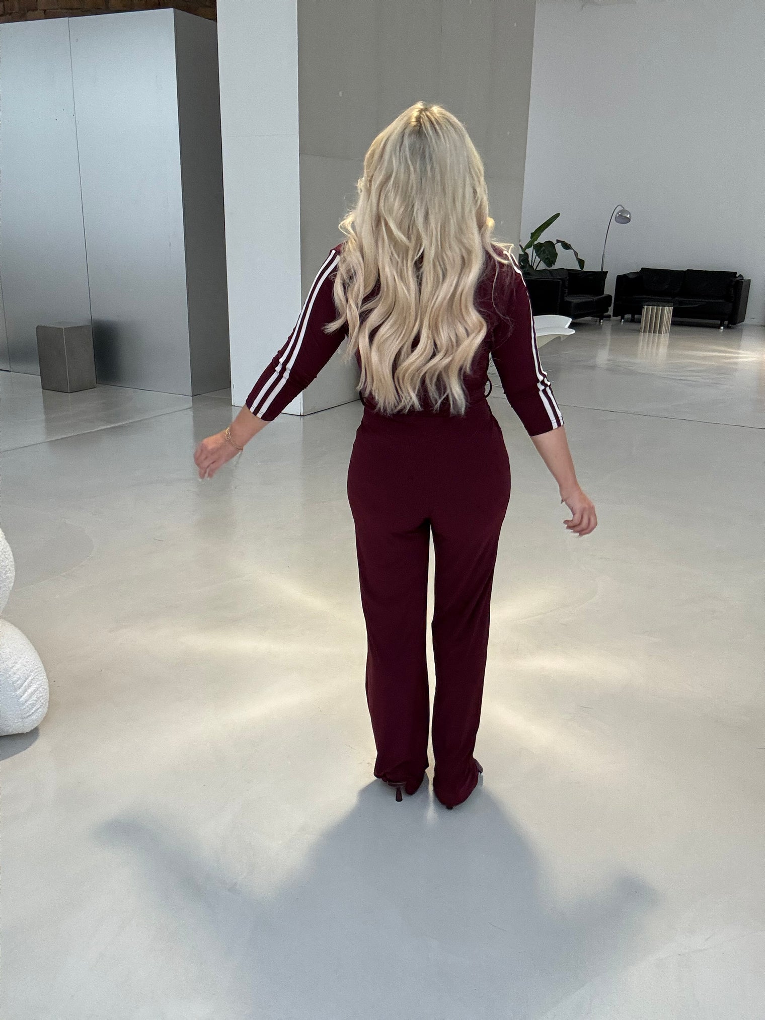 Jumpsuit ELEGANCE burgundy Stechy