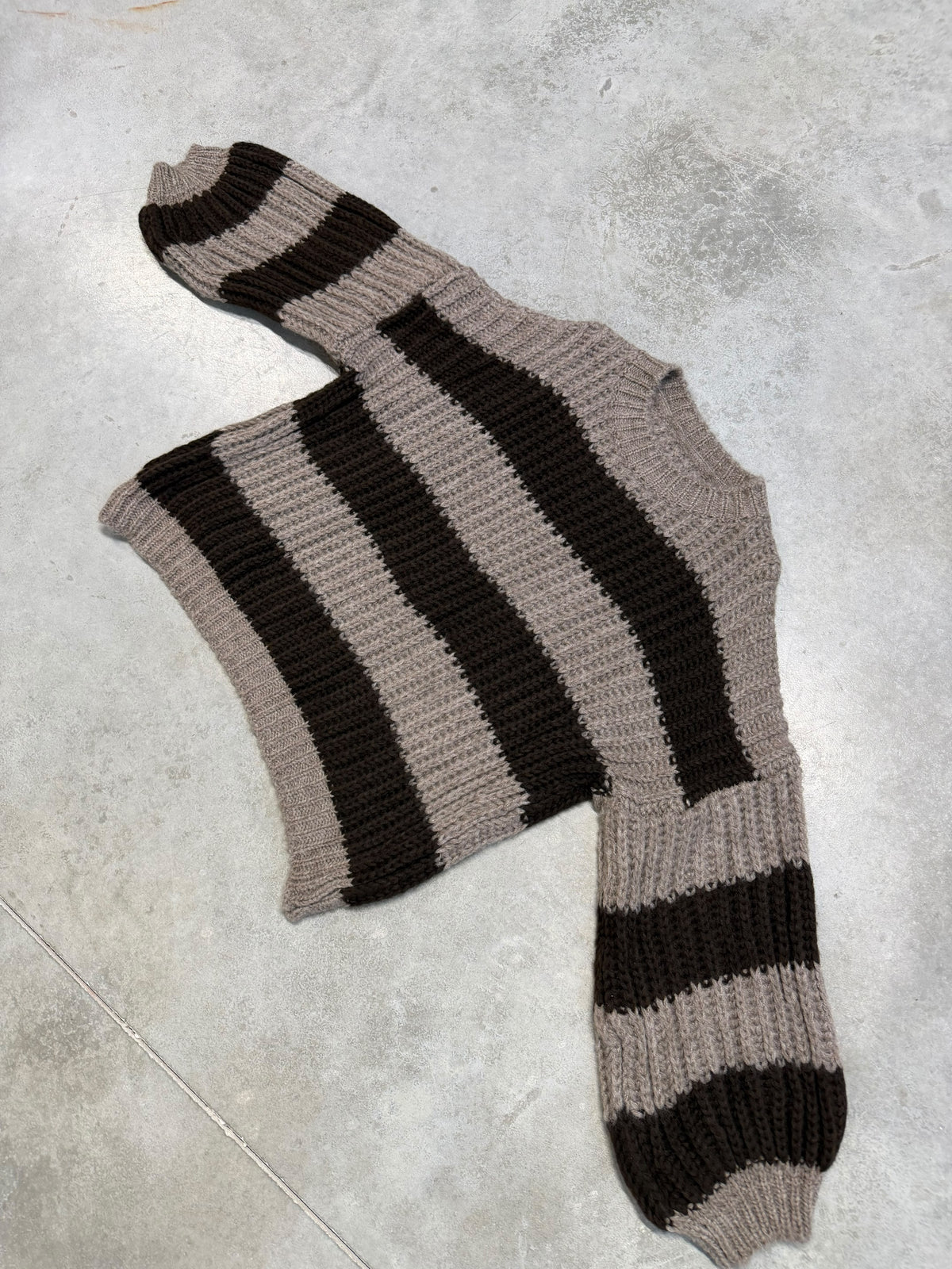 Strickpullover ONLY COZY VIBES taupe/chocolate