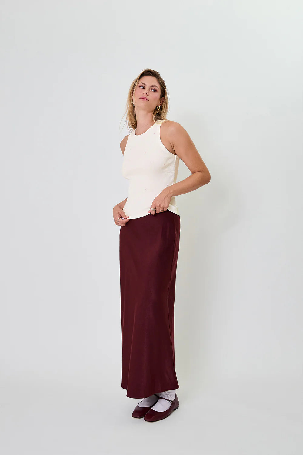 OH APRIL Dany Top Ivory