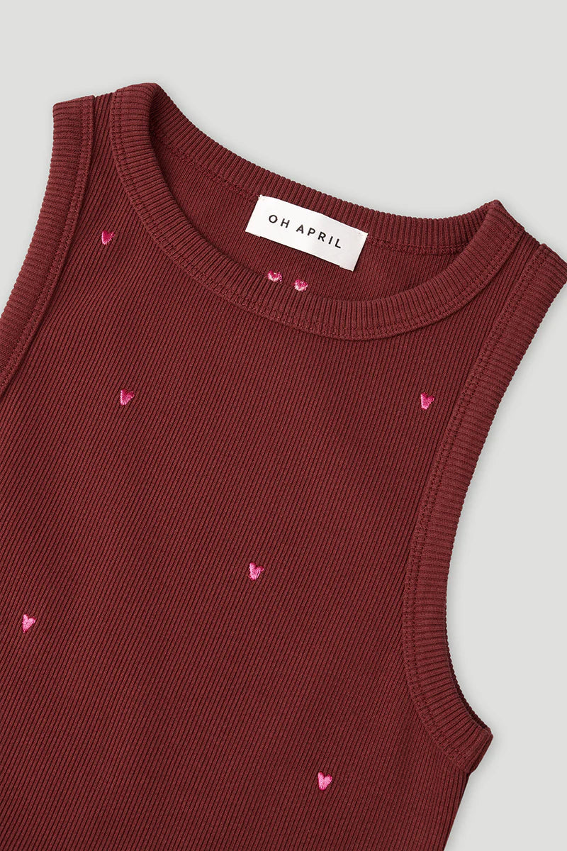 OH APRIL Dany Top Cherrywood