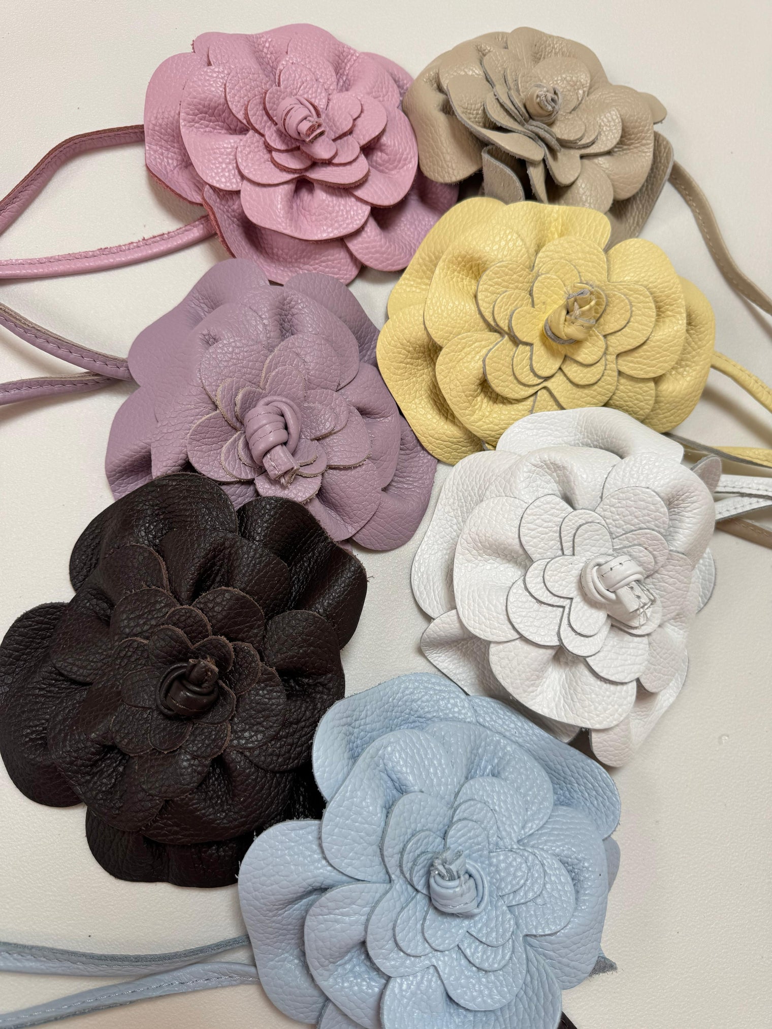 Leder Binde Gürtel FLOWER BOMB