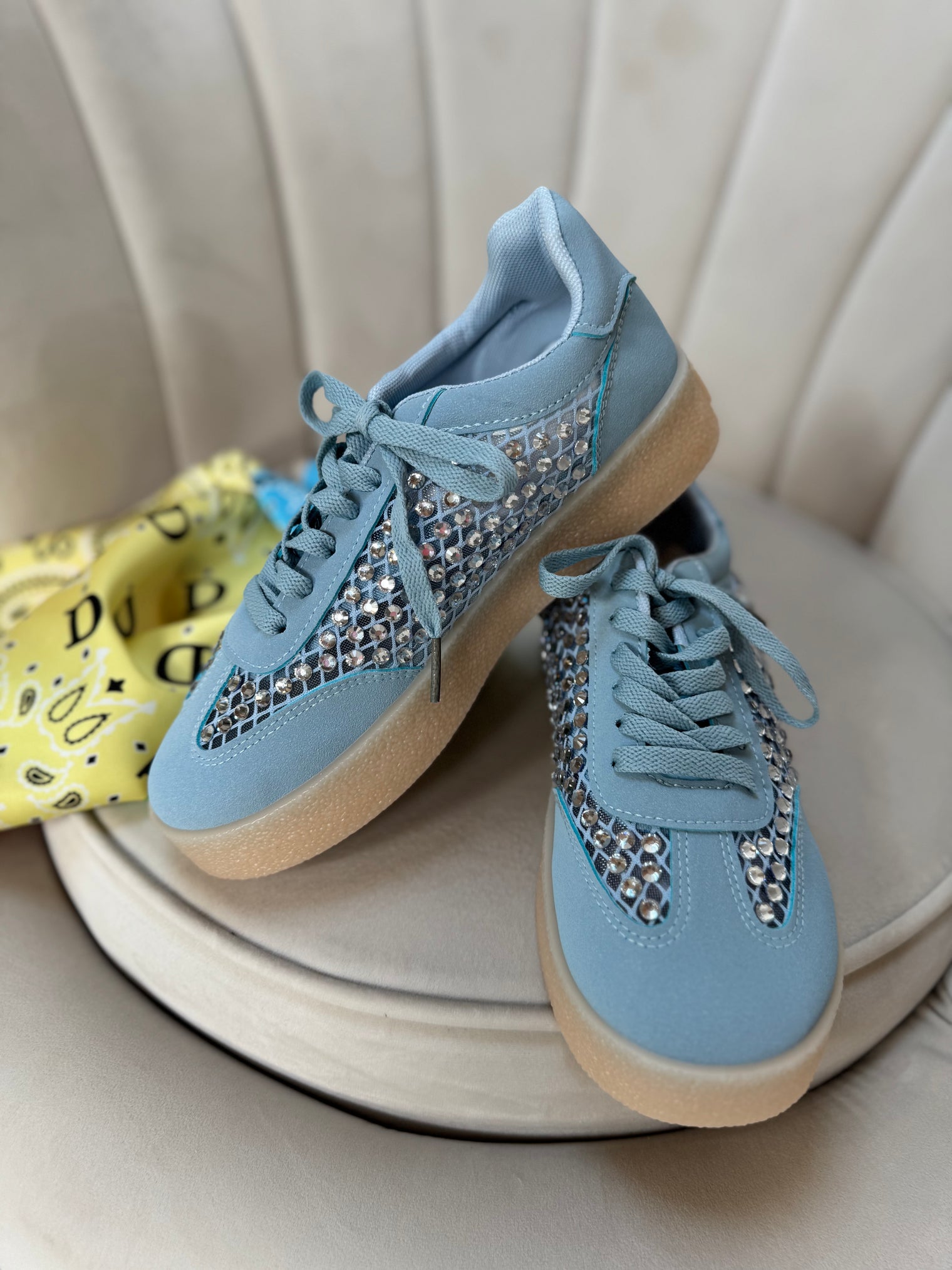 Plateau Sneaker LUXURY SPARKE Blue