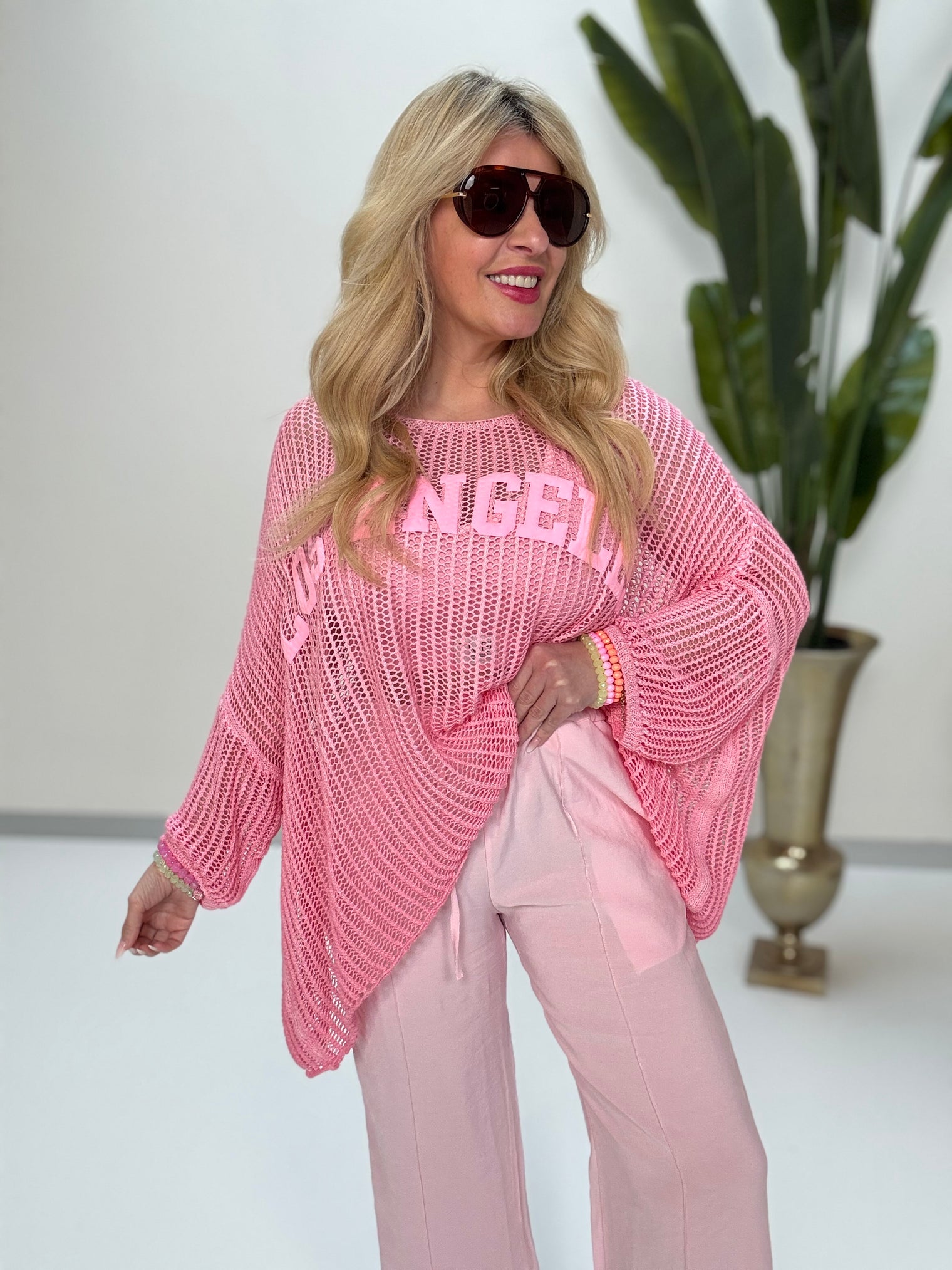 Strickpullover fruity rosa Melone Los Angeles