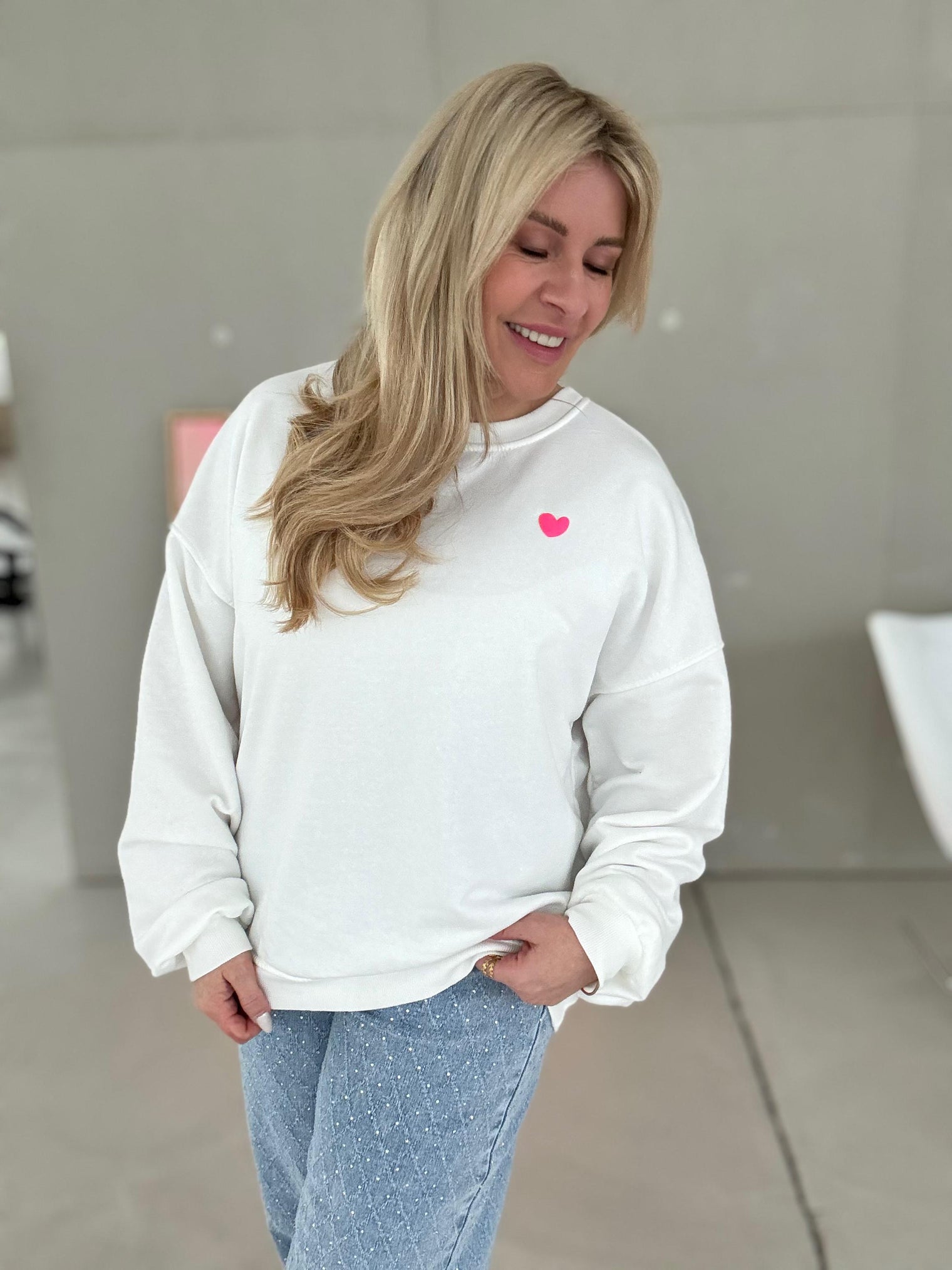 Sweater weiß LITTLE LOVE