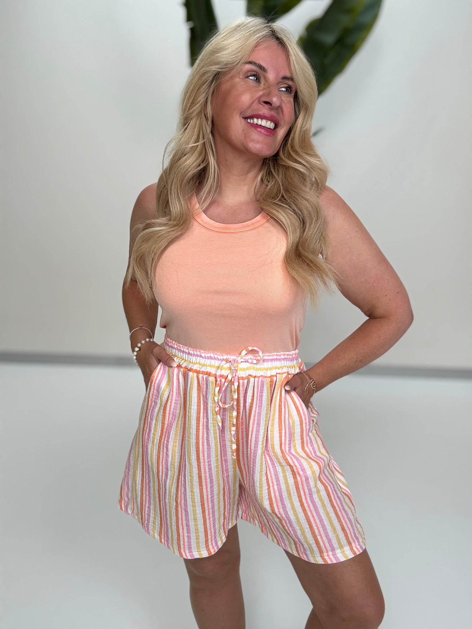 Tank Top SMILEY soft peach
