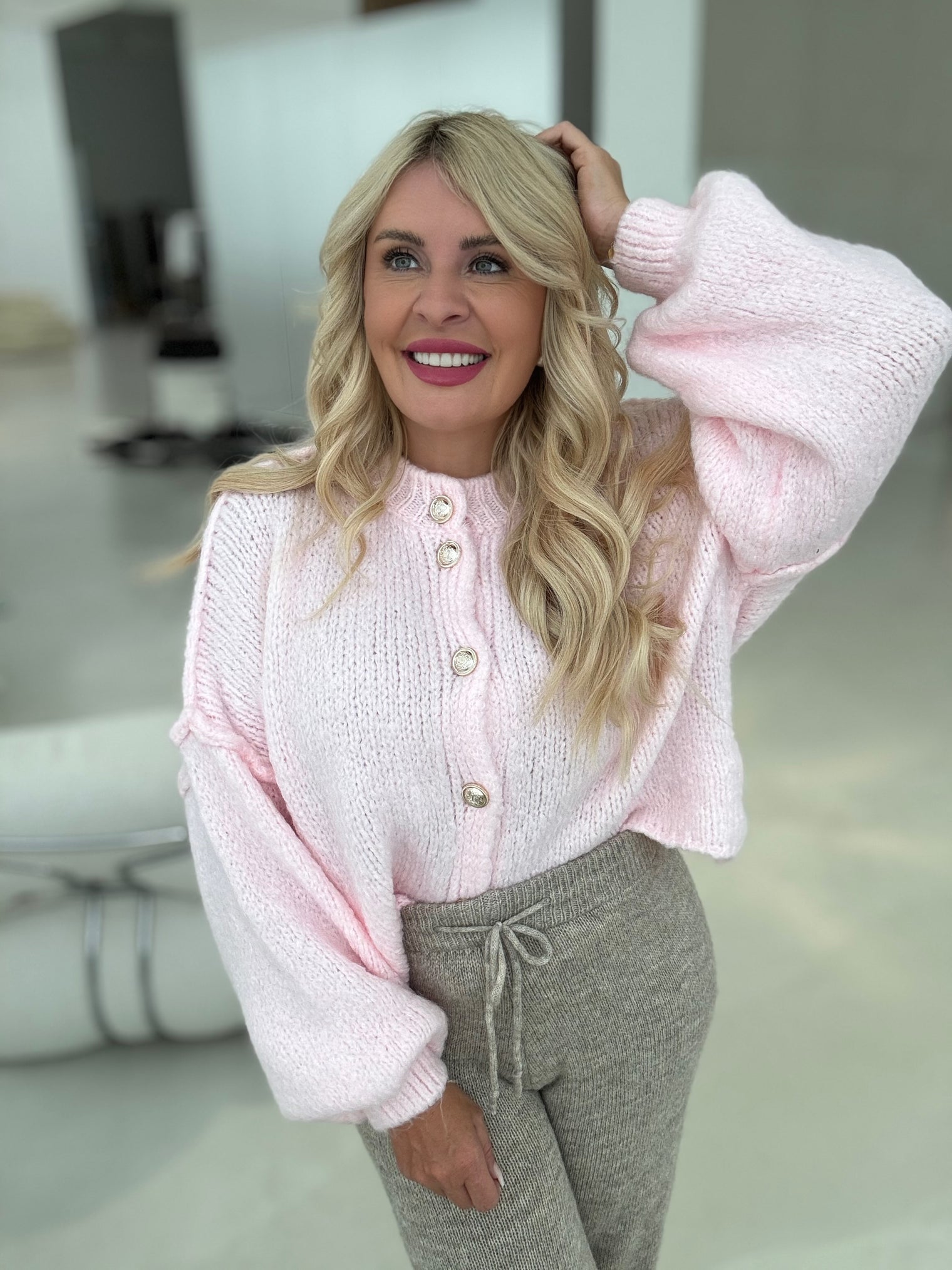 Strickhose SUPER SOFT taupe