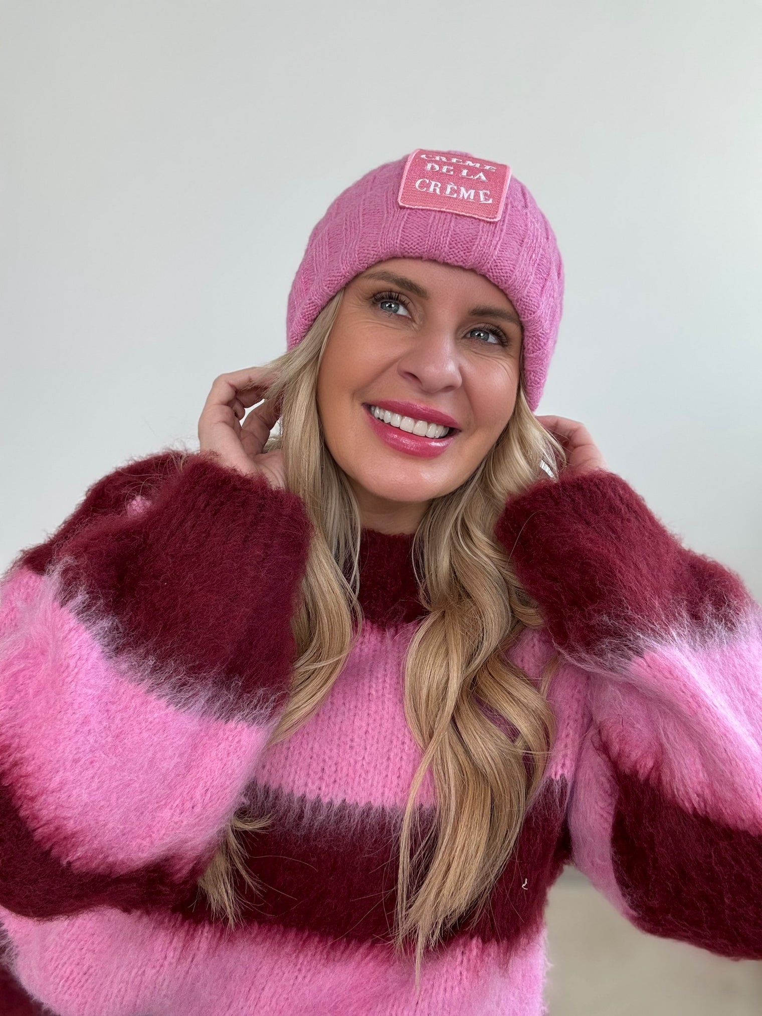 Mütze Beanie CREME DE LA CREME pink