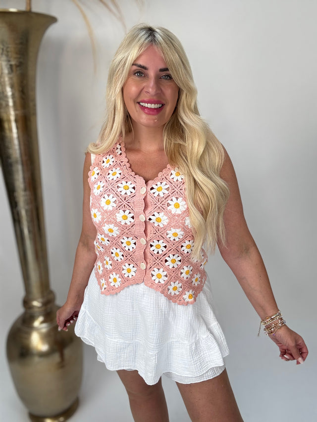 Häkelweste BOHO FLOWER