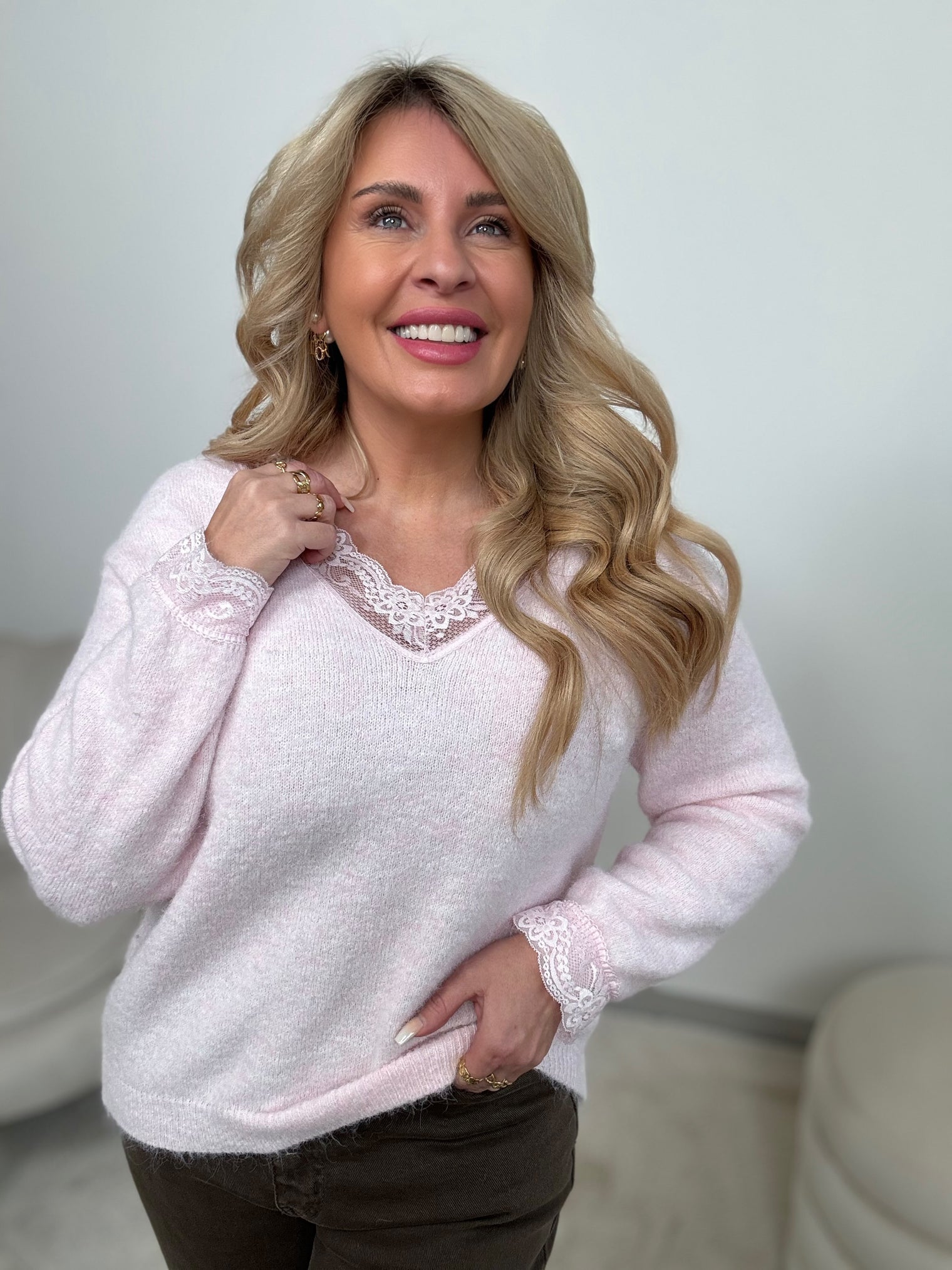 Pullover LACE LOVER ballerina rosa