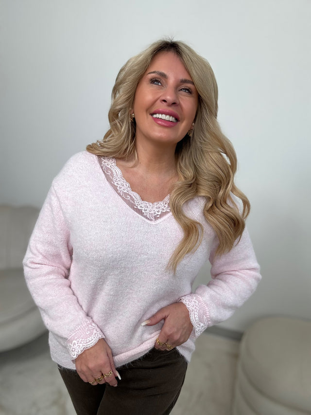 Pullover LACE LOVER ballerina rosa