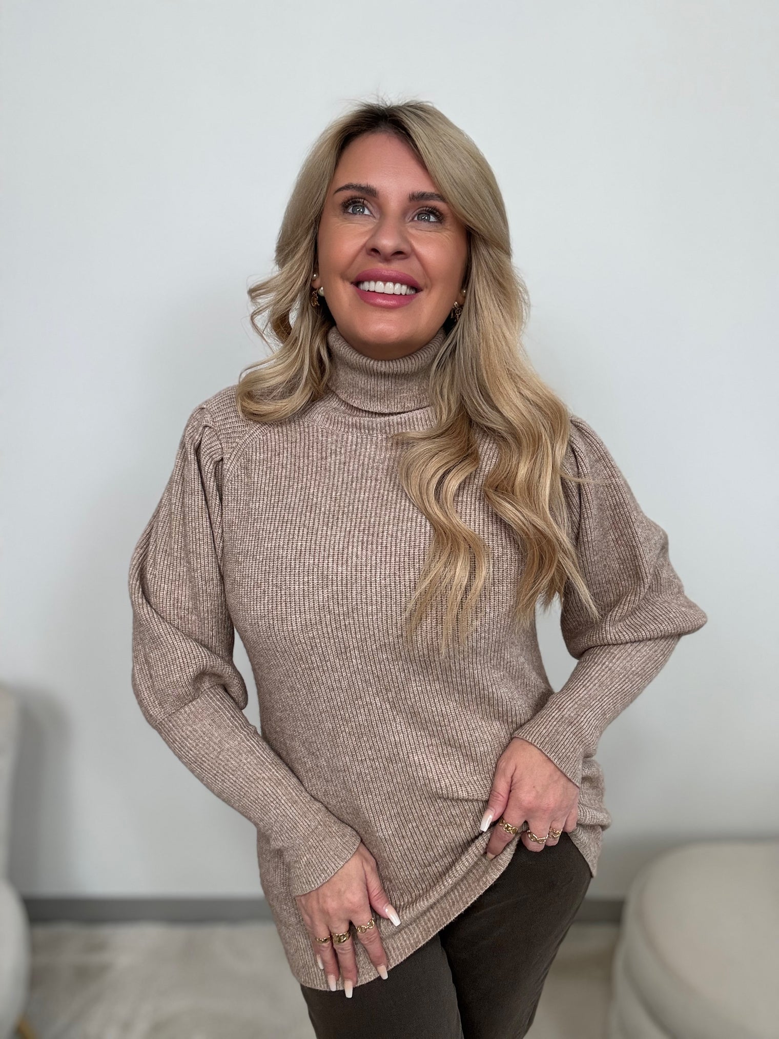 Pullover ELEGANT ANGEL beige