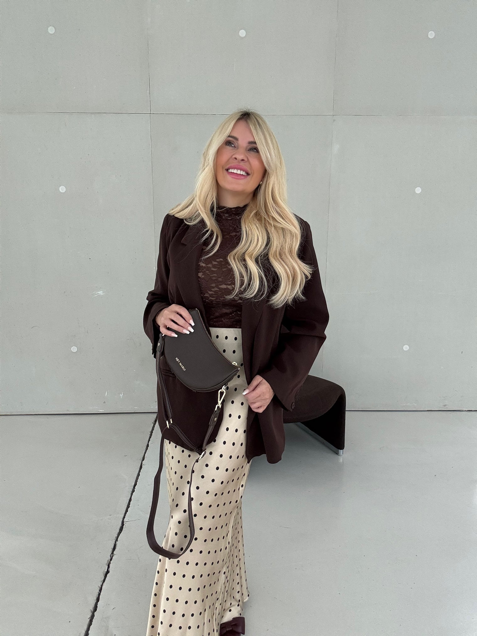 Blazer Oversize ELEGANCE chocolate