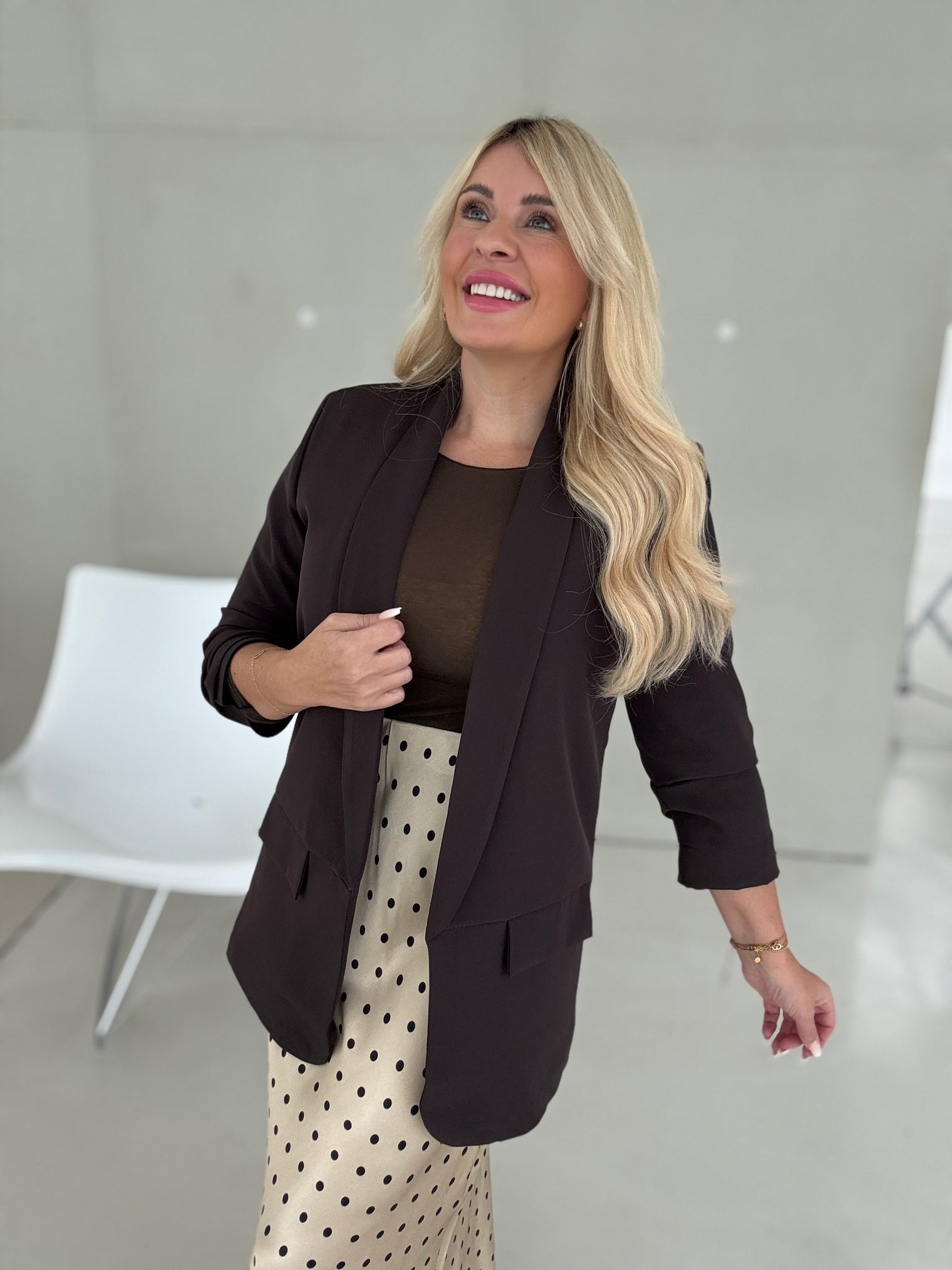 Blazer BASIC LOVE chocolate