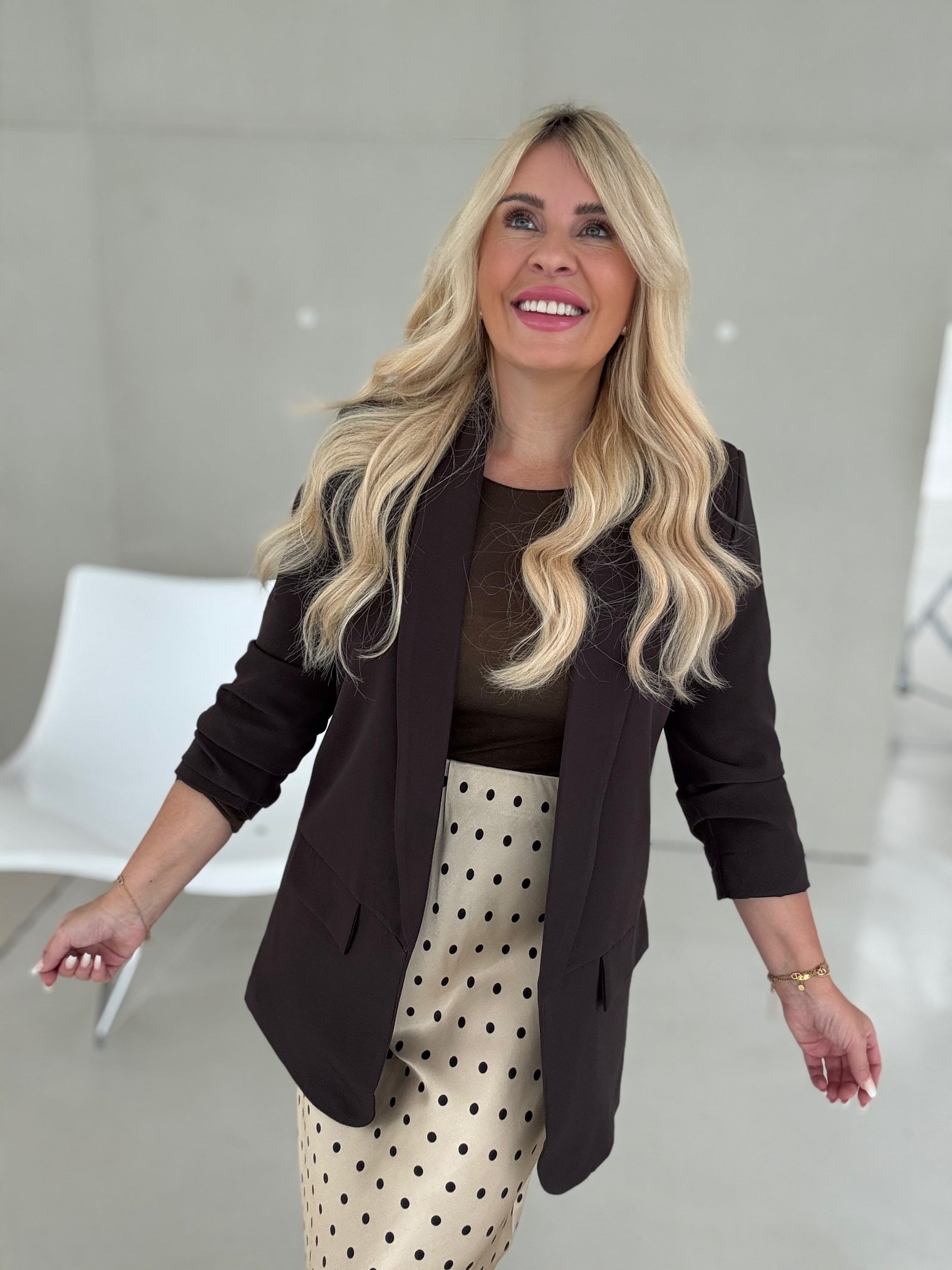 Blazer BASIC LOVE chocolate