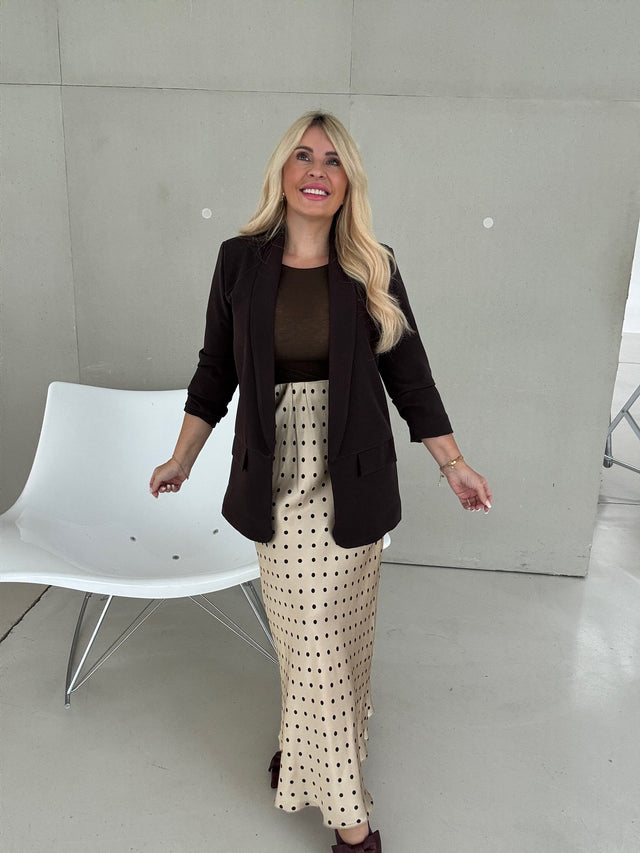 Blazer BASIC LOVE chocolate