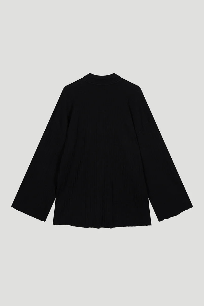 OH APRIL Fleur Blouse black