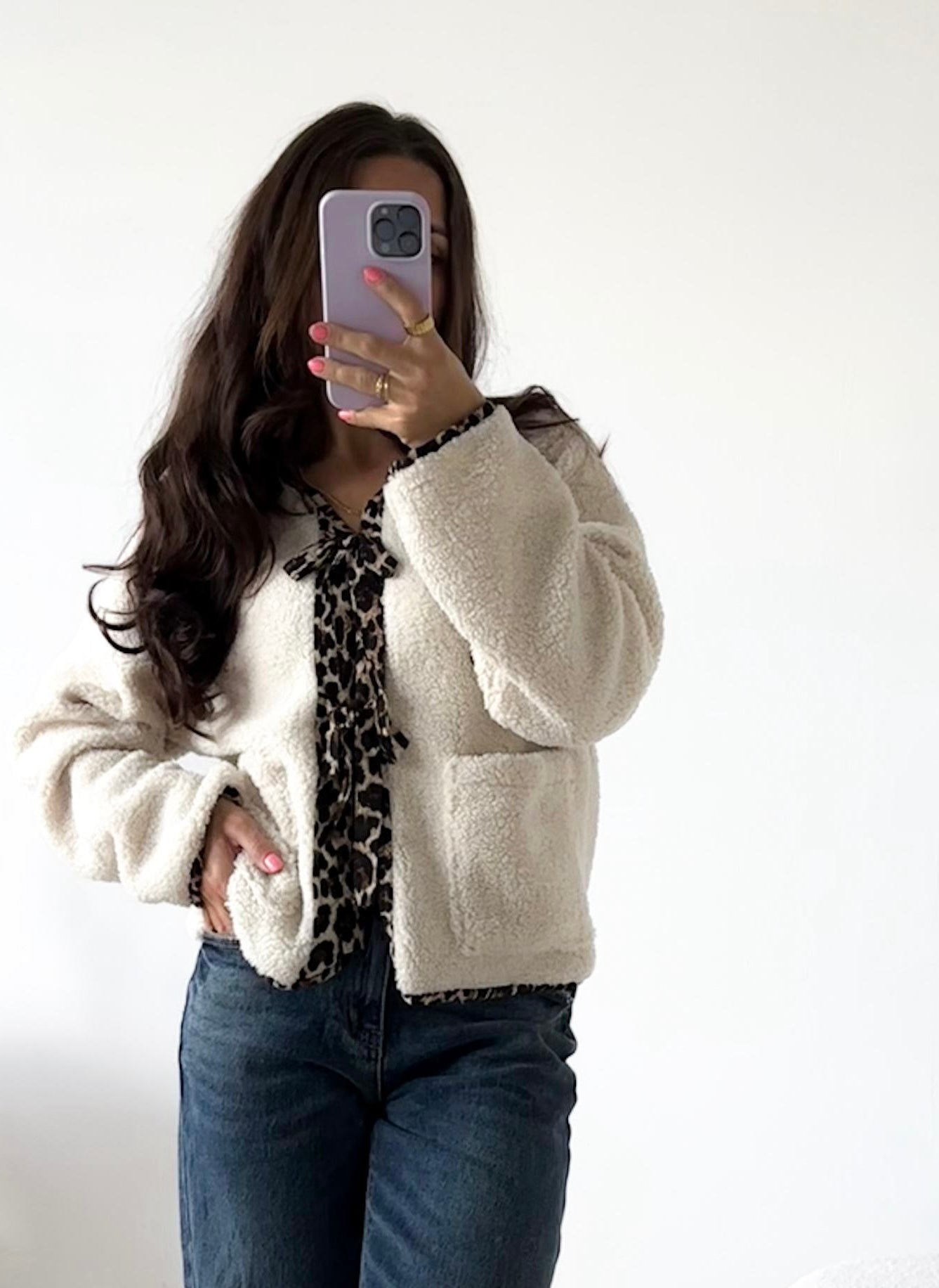 Teddyjacke Leo Fashion zum binden