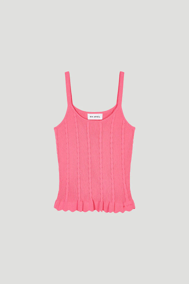 OH APRIL Glinda Top Dark Rose