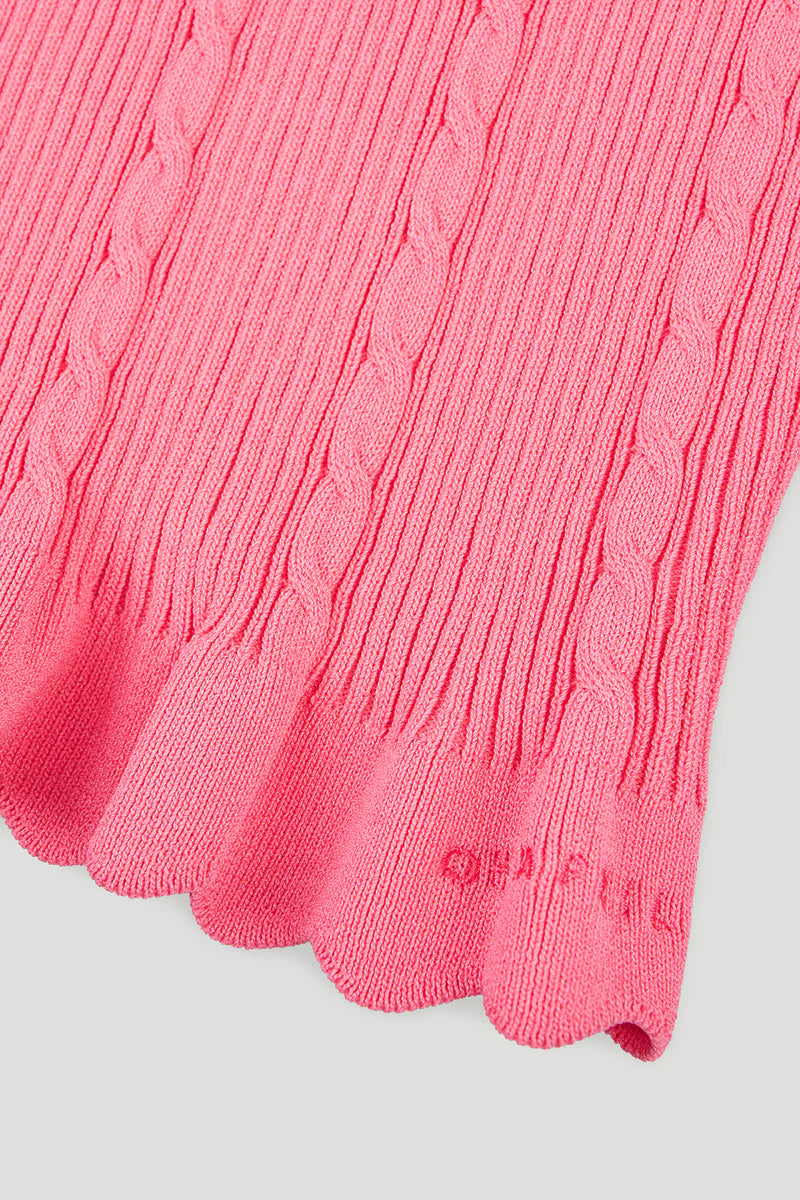 OH APRIL Glinda Top Dark Rose