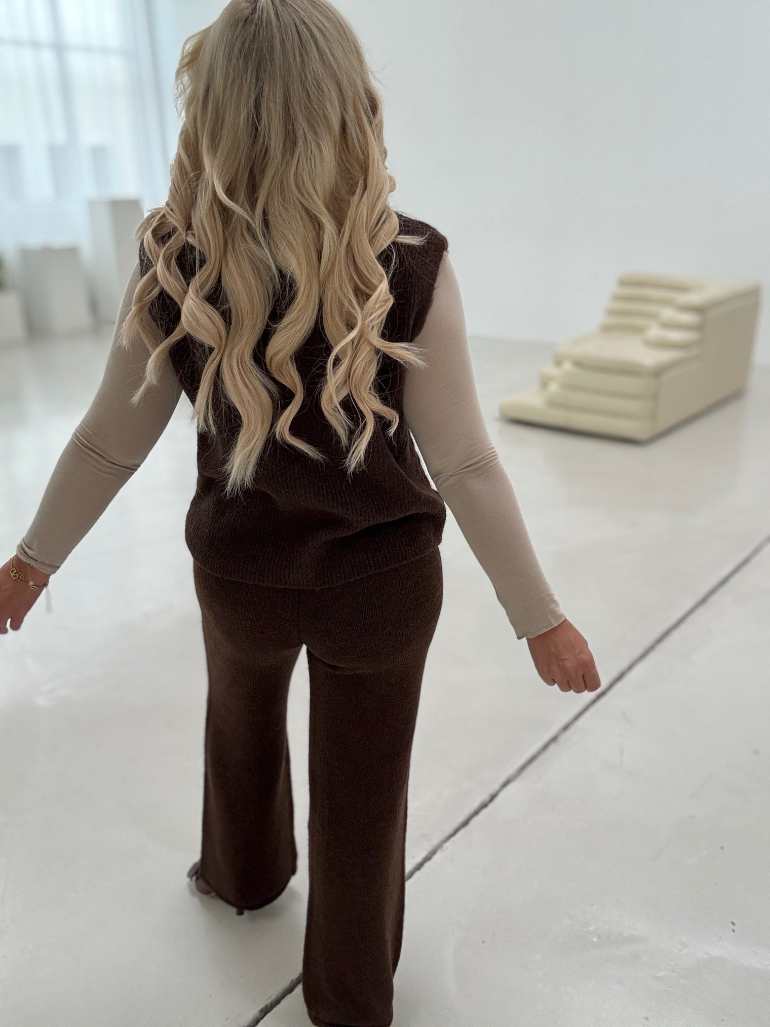 Strickhose SUPER SOFT dark coffee