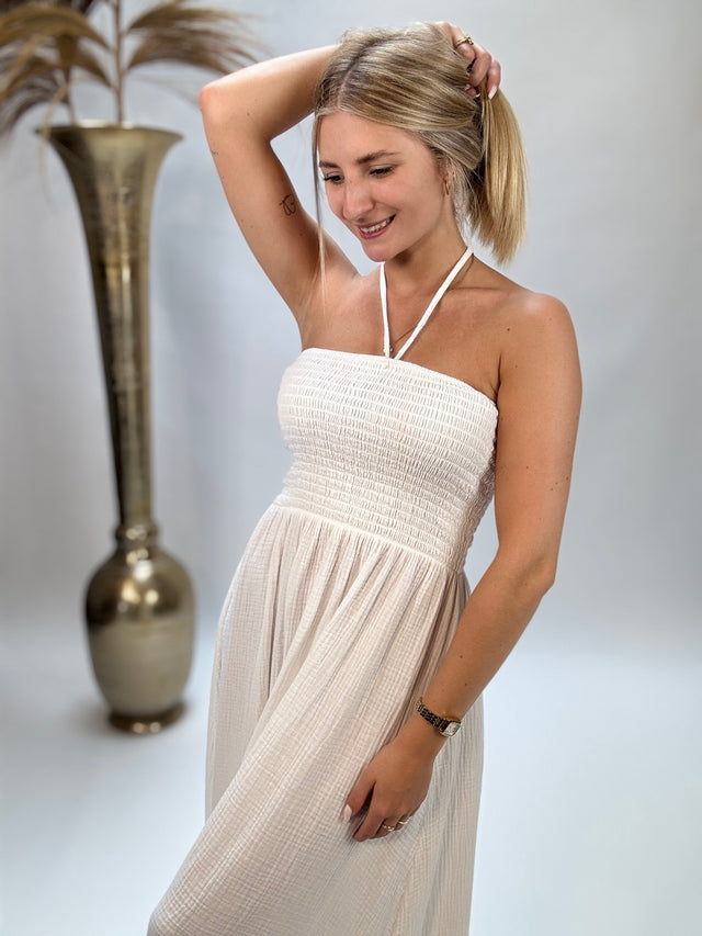 Musselin Kleid SOFT weiß