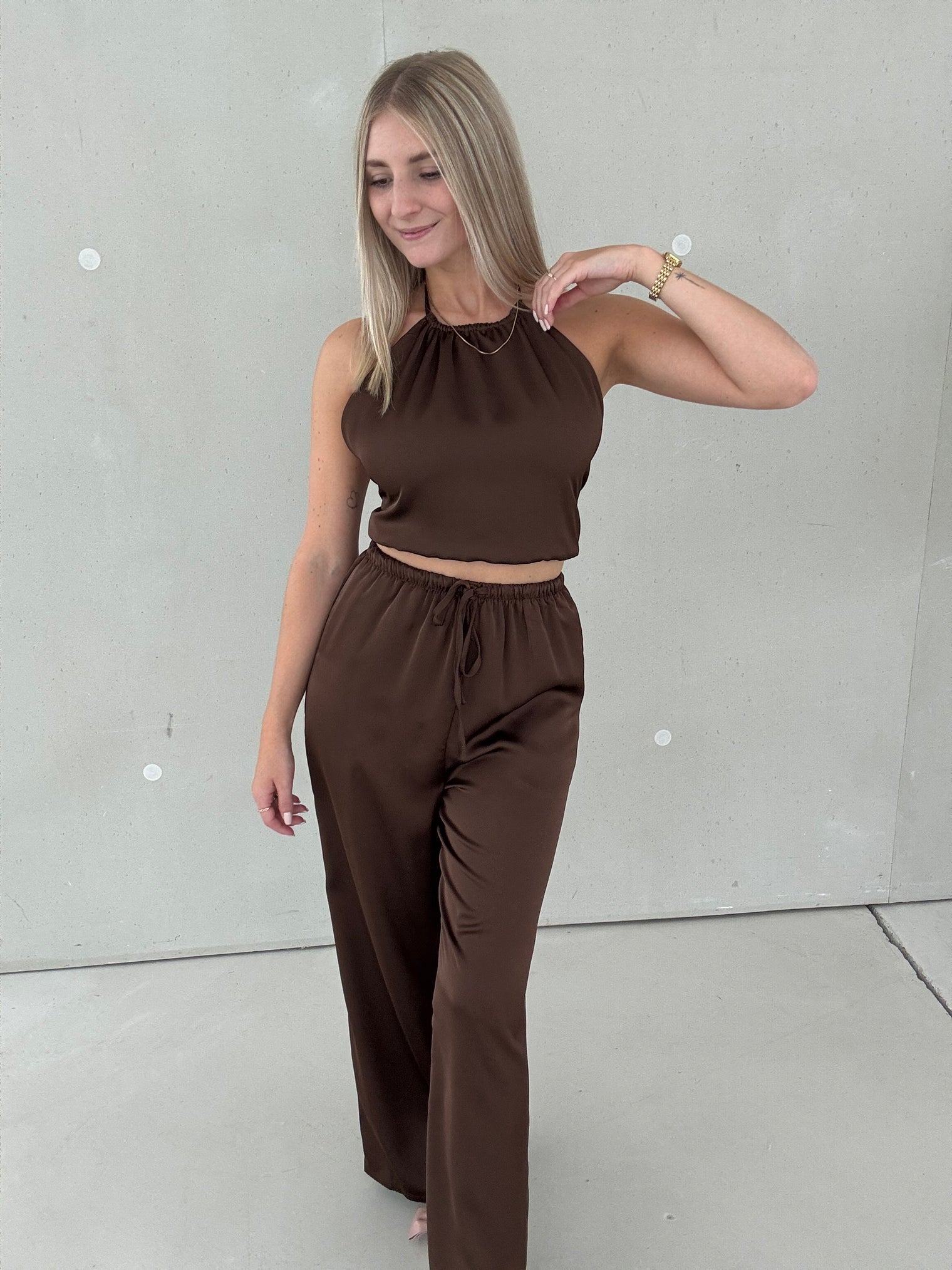 Hose SILKY ELEGANCE coffee